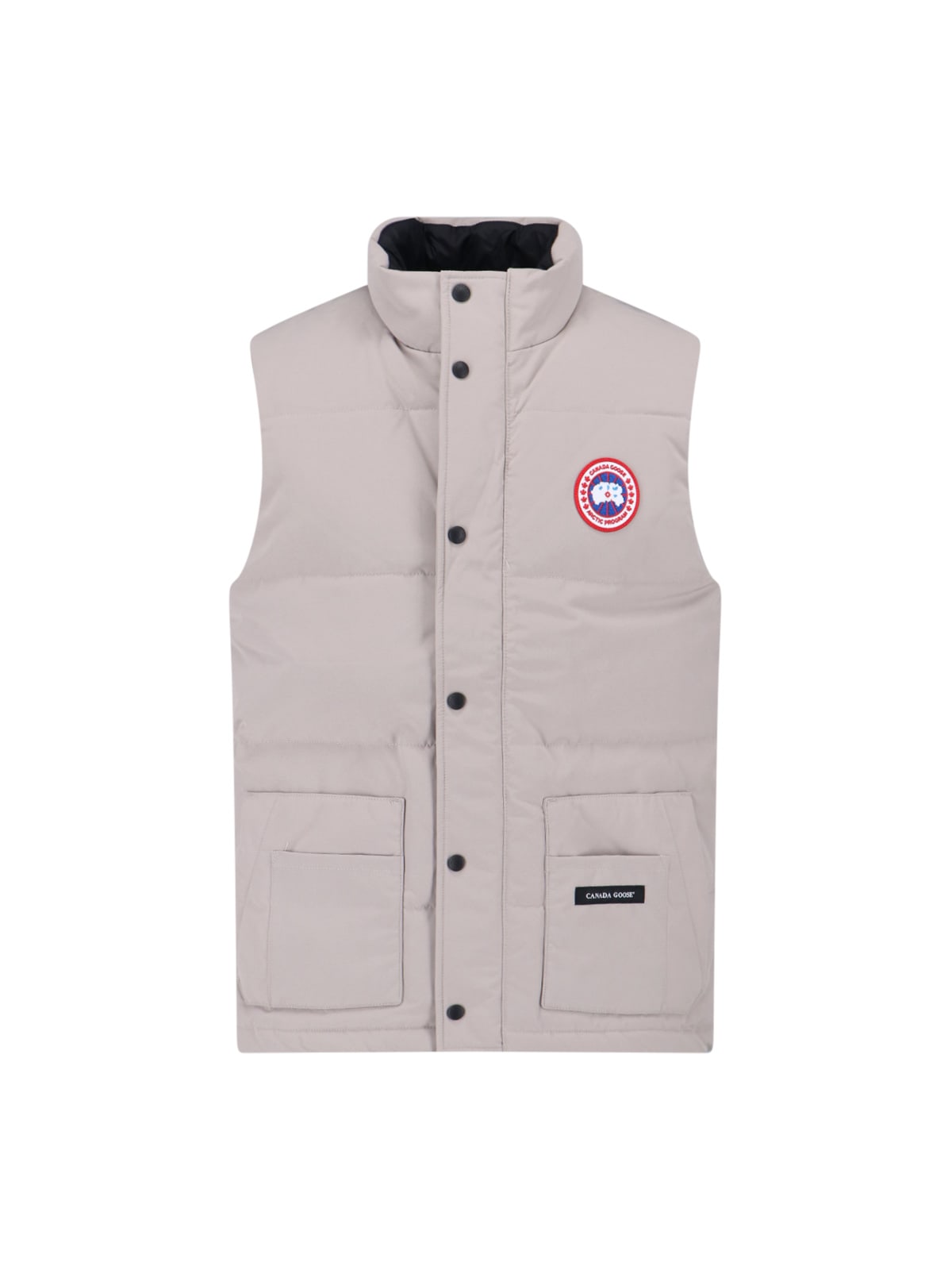 Canada Goose Freestyle Crew Quilted Padded Vest In Gray