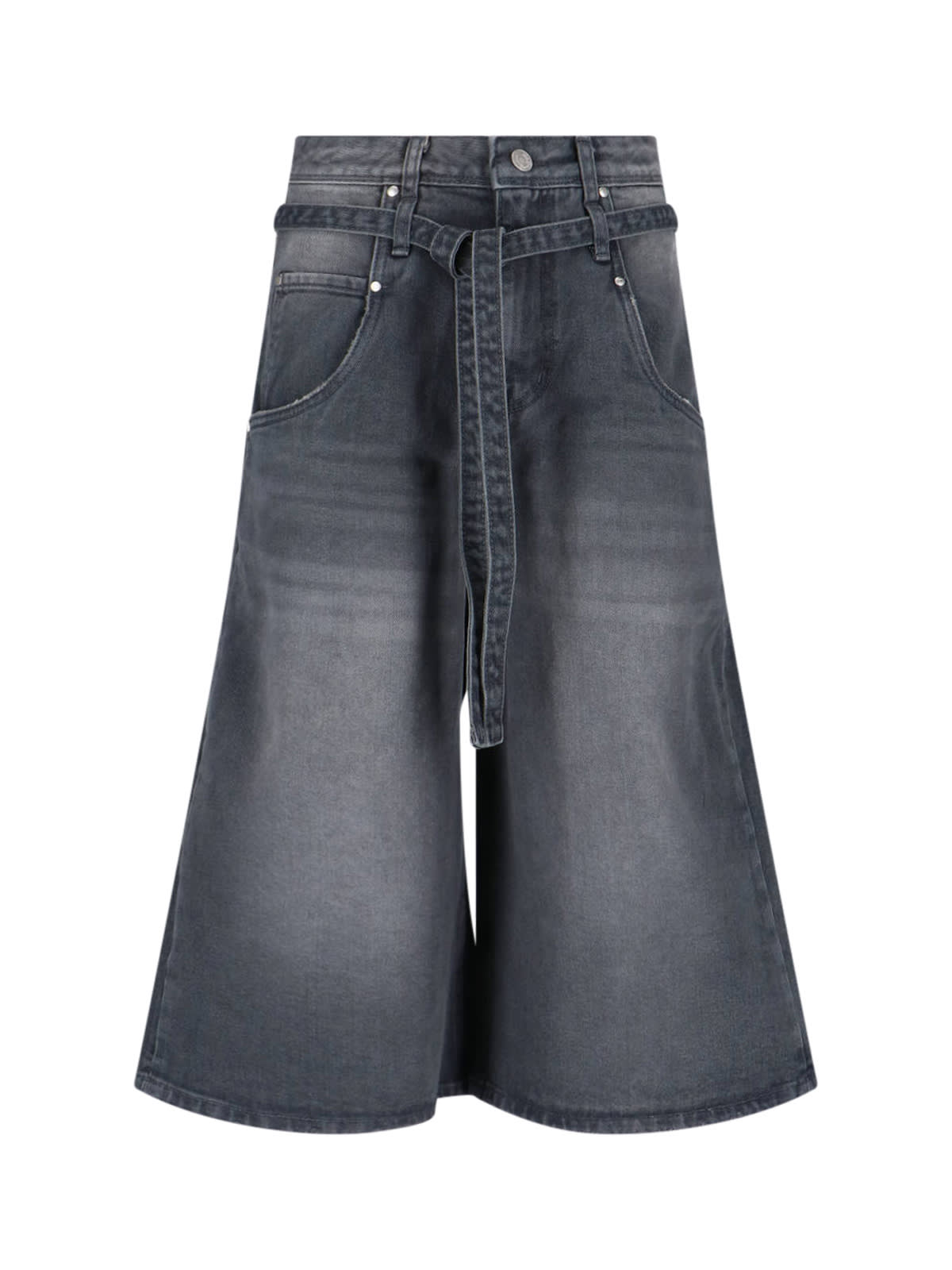 Baggy Belted Jeans