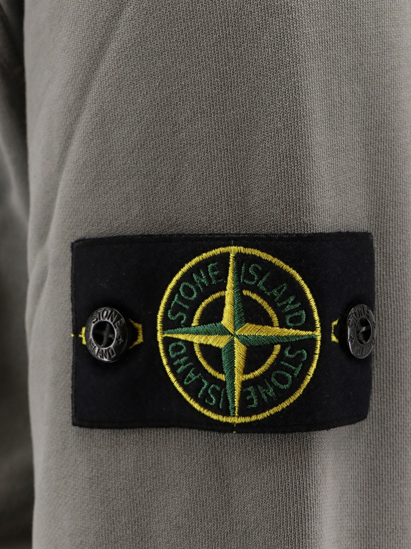 Stone Island Cotton Sweatshirt With Hood And Kangaroo Pocket In Multi