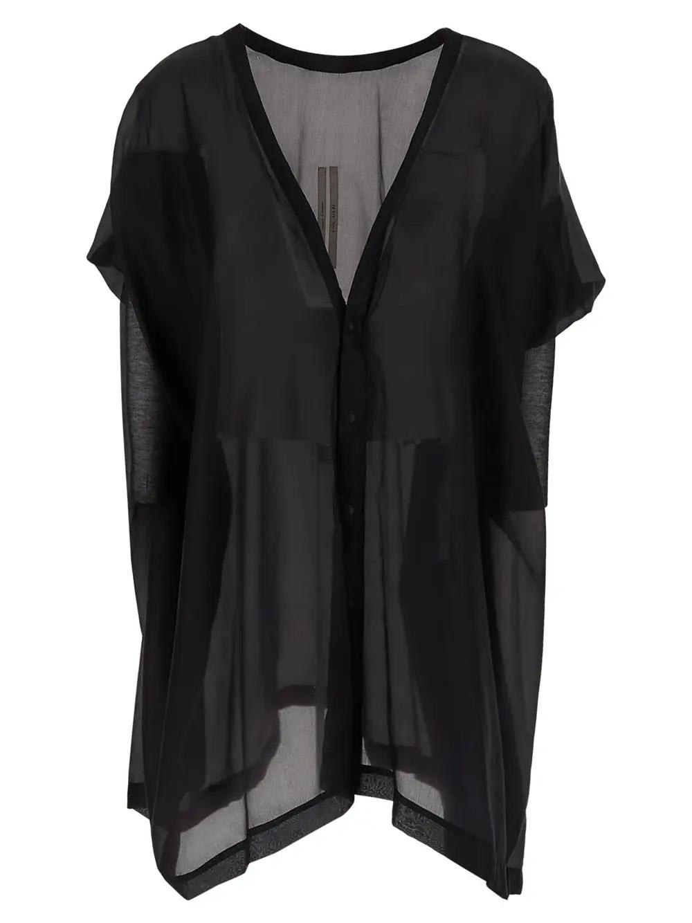 Shop Rick Owens Zero Shirt In Black
