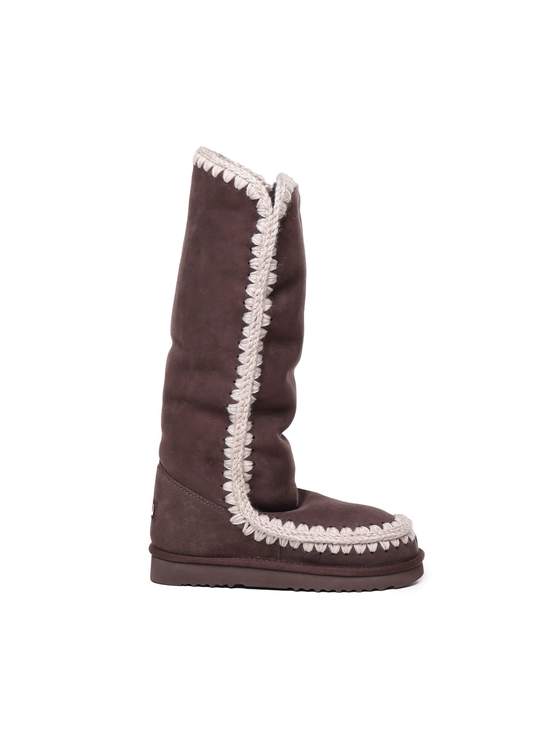 Shop Mou Eskimo Boots 40 In Dark Brown