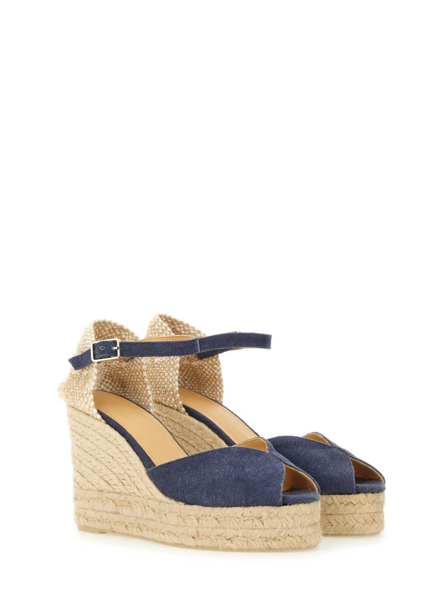 Castaã±er Castaner "white" Espadrille In Blue