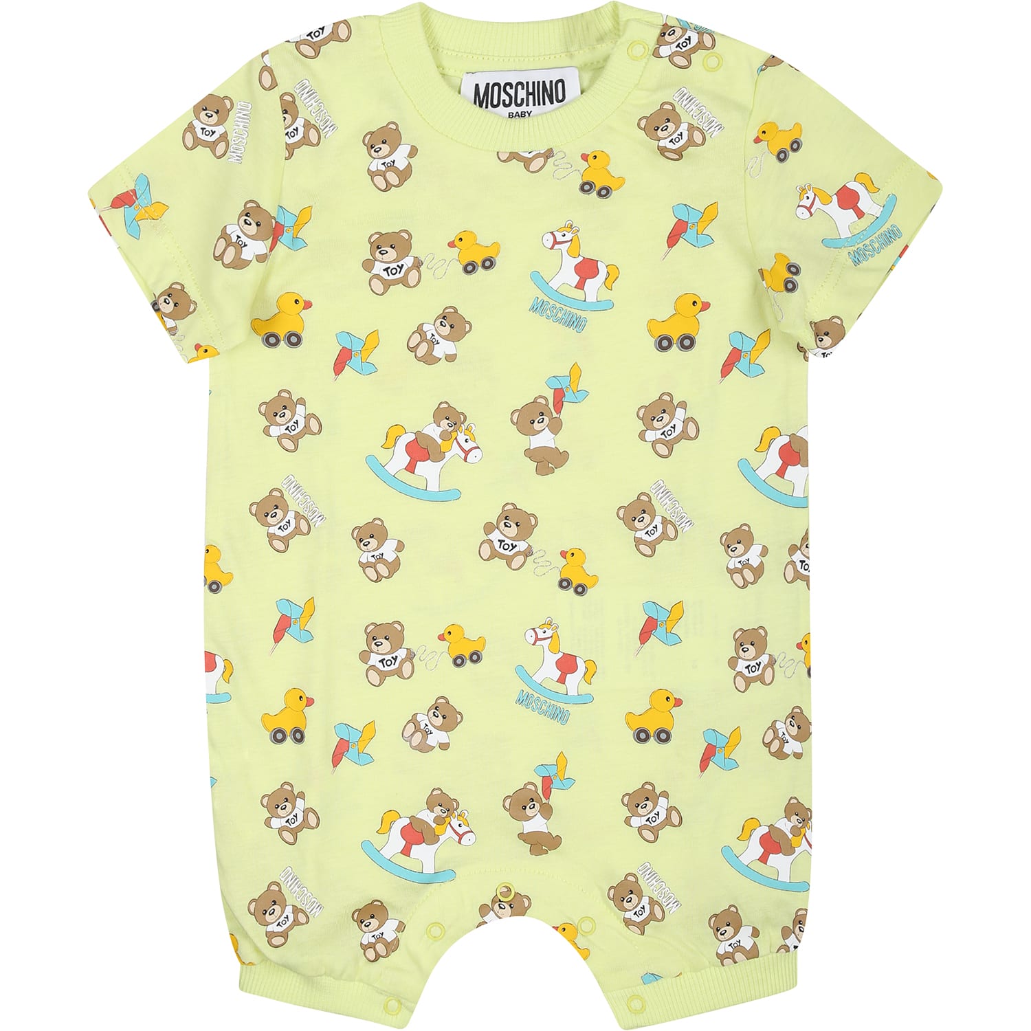 Shop Moschino Multicolor Set For Baby Kids With Teddy Bear