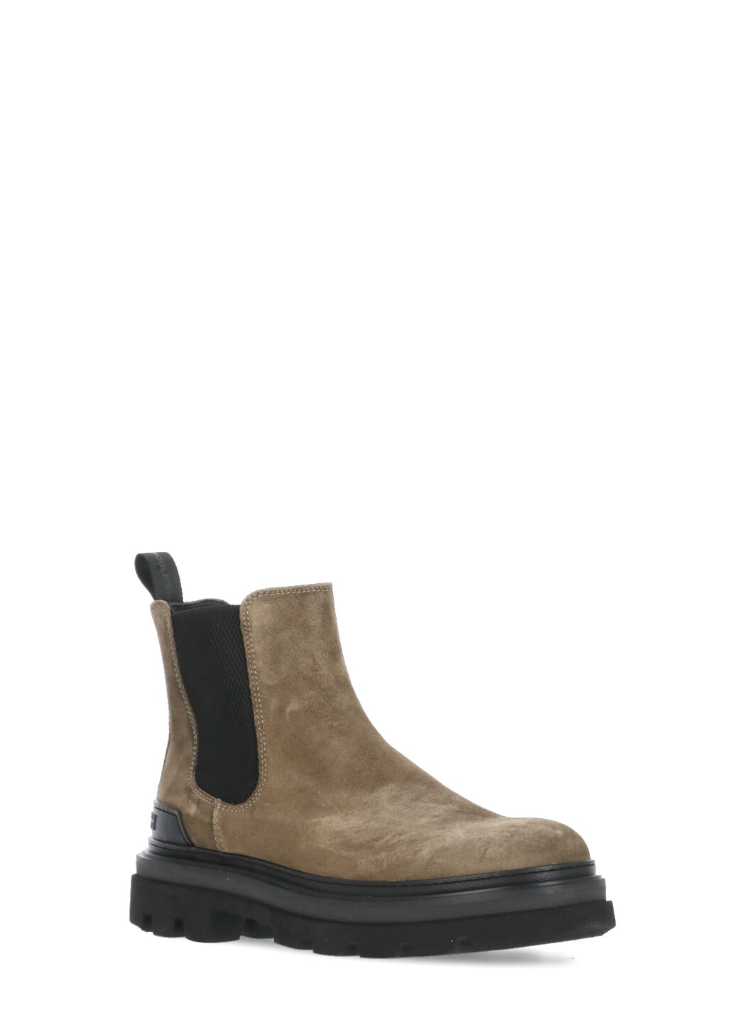 Shop Woolrich Leather Chelsea Boots In Brown