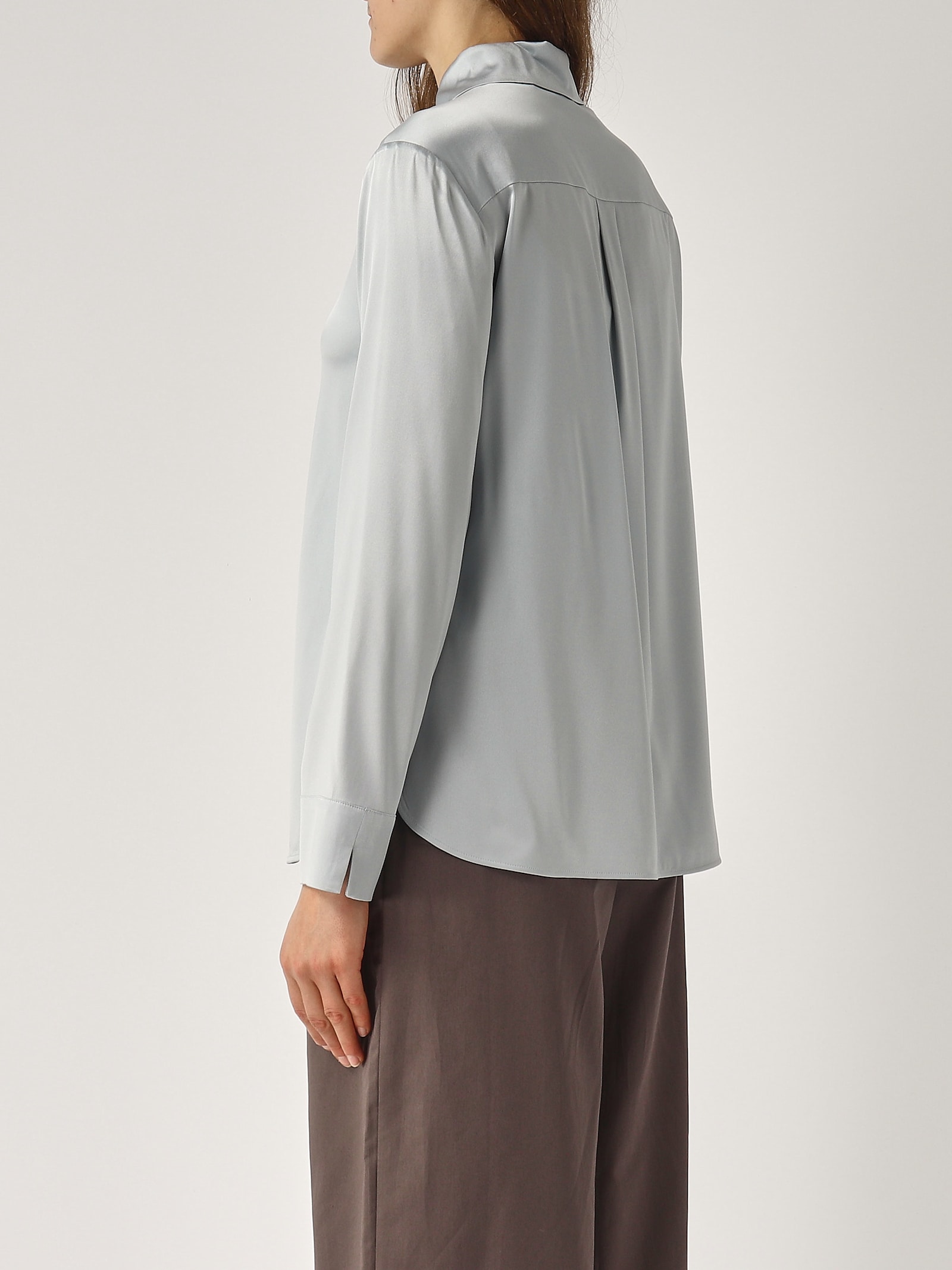 Max Mara Kadiak Shirt In Azzurro Polvere