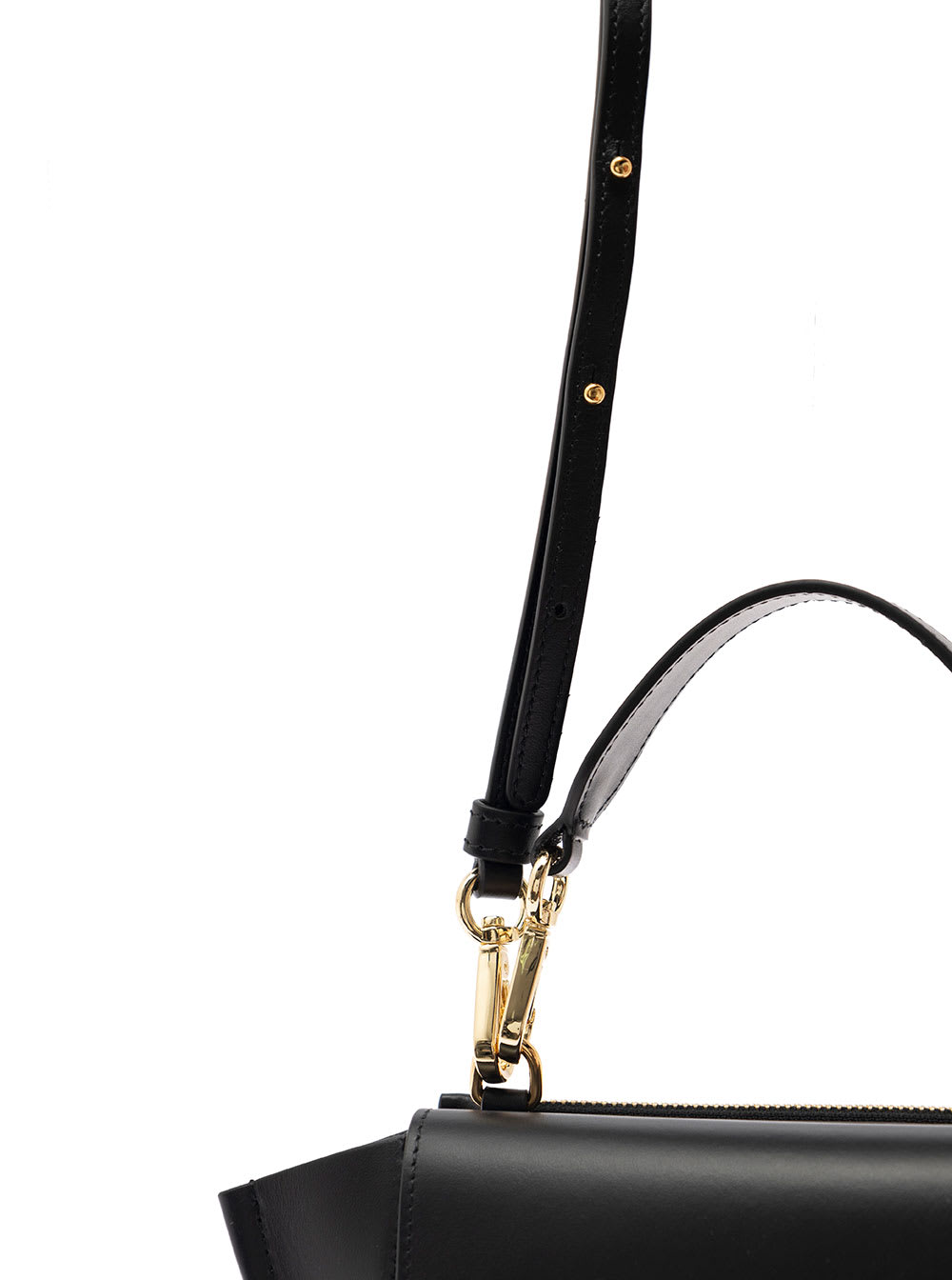 Wandler Womens Black Hortensia Mini Leather Top-handle Bag In Black