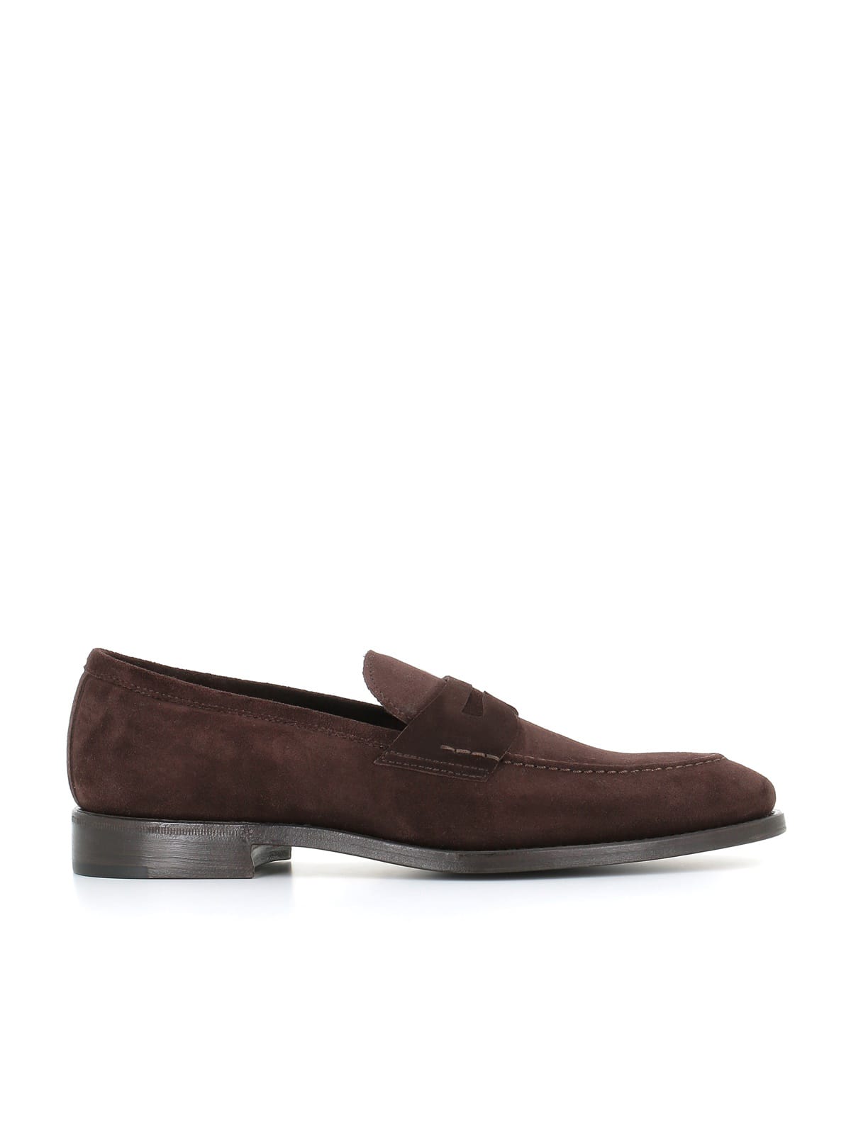 Shop Henderson Baracco Classic Penny Loafers 51405b In Brown