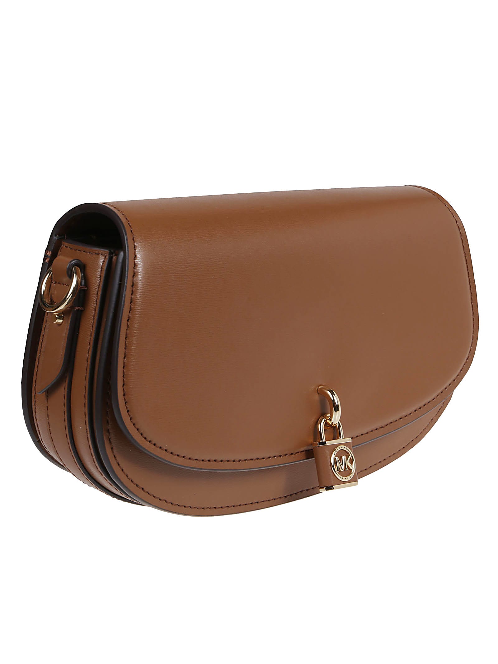 Michael Kors Medium Mila Sling Messenger Bag In Luggage ModeSens