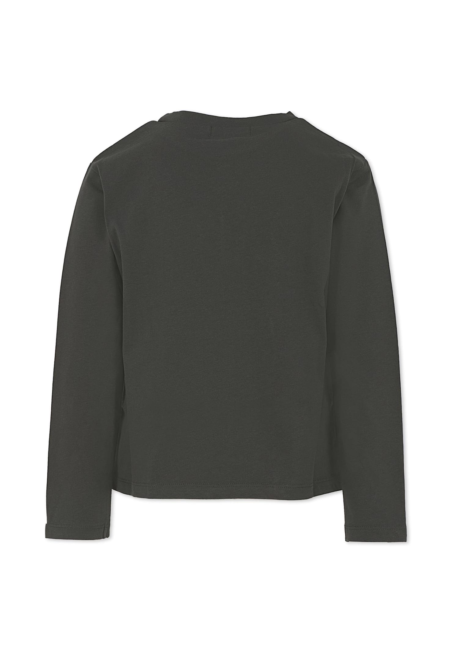 Billieblush Grey T-shirt For Girl With Tiger Print In Brown