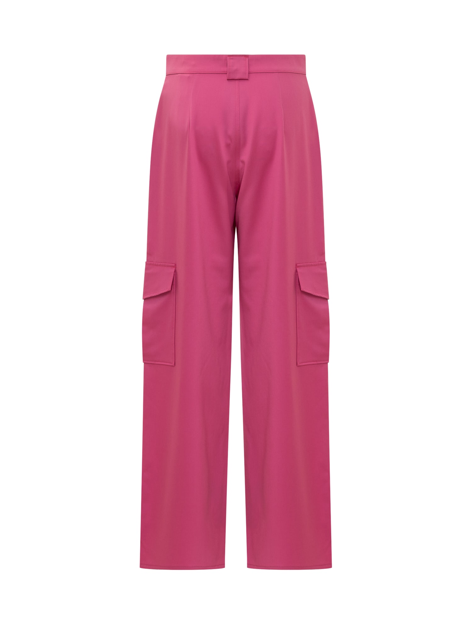 Shop Fabiana Filippi Trousers In Fucsia