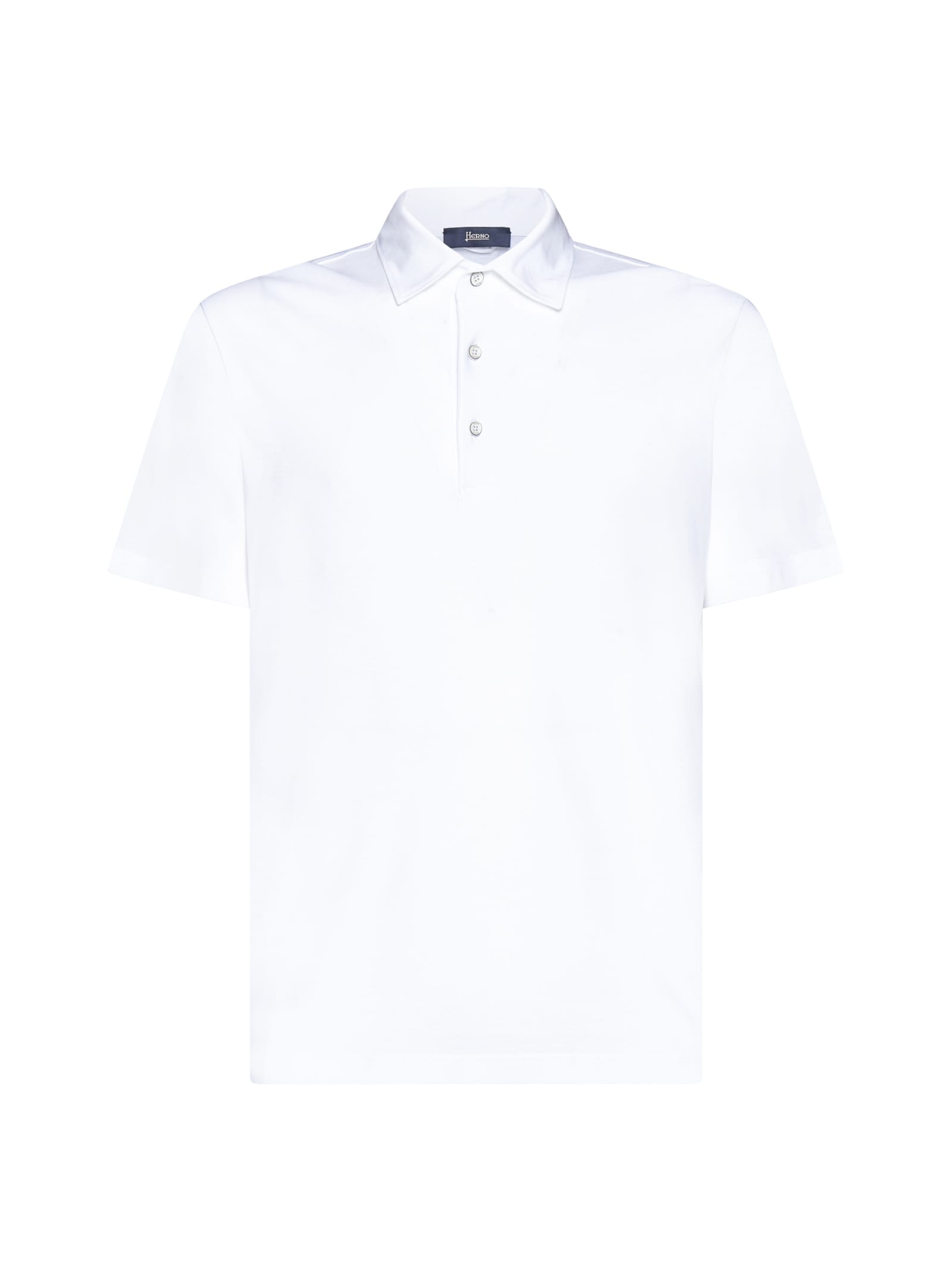 Shop Herno Polo Shirt In White