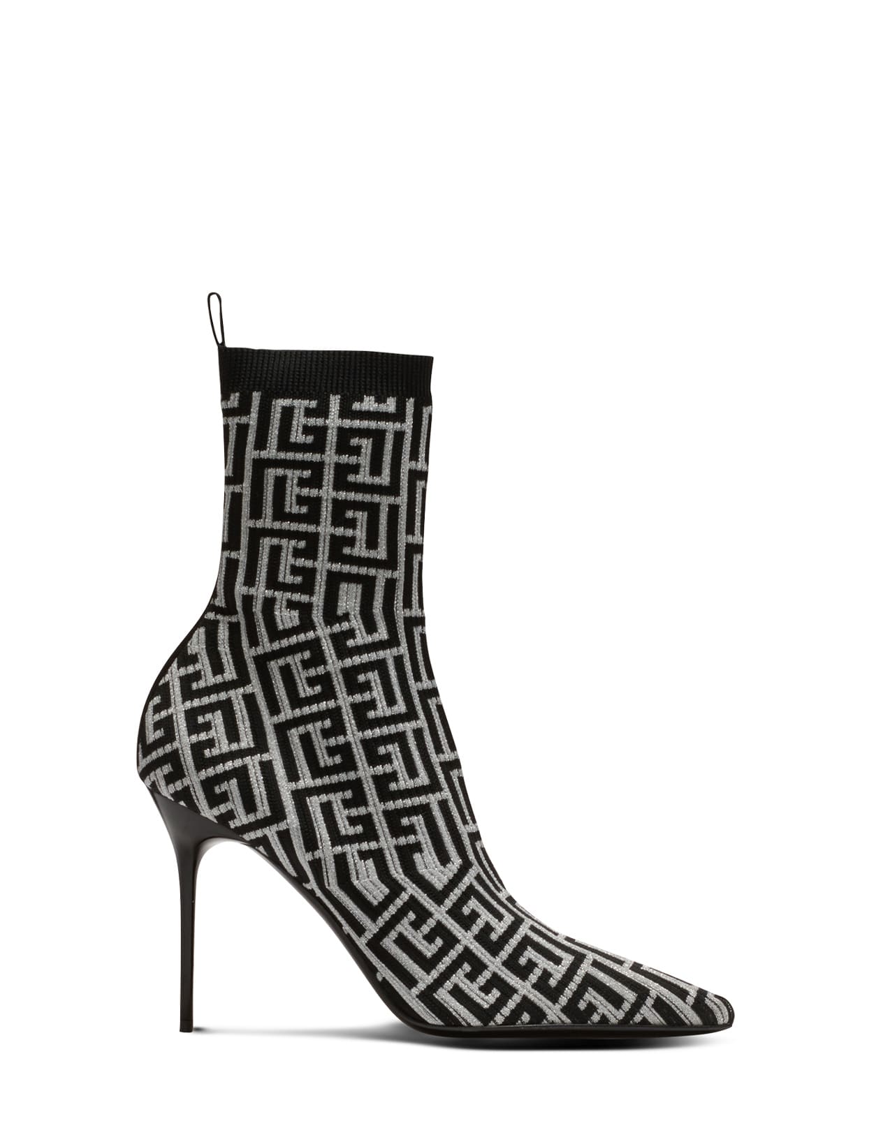 Balmain Skye 95mm monogram-jacquard Boots - Farfetch