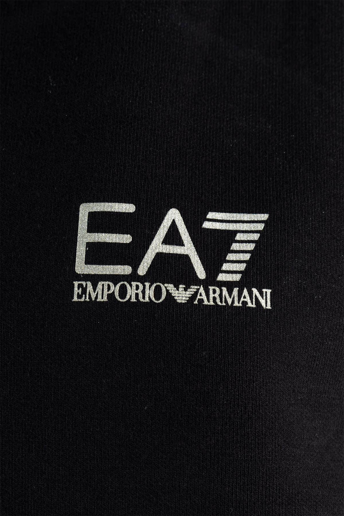 Ea7 Emporio Armani Suits In Black Logo Light Gold
