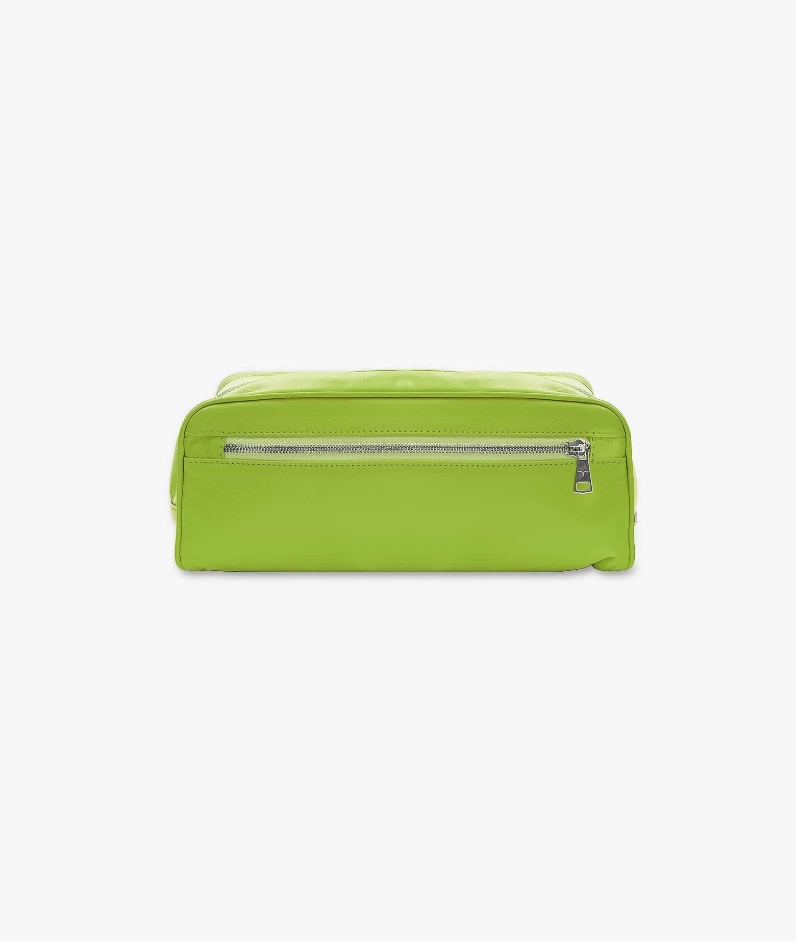 Shop Larusmiani Wash Bagtzar Luggage In Lime