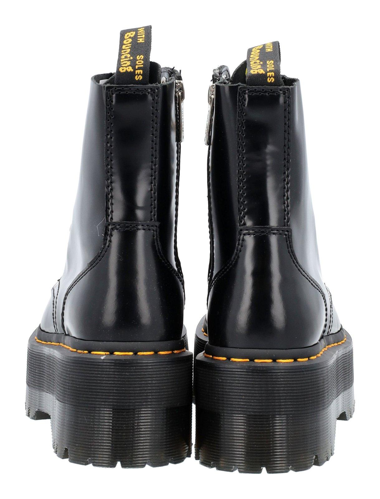 Dr. Martens Jadon Max Platform Boots In Black