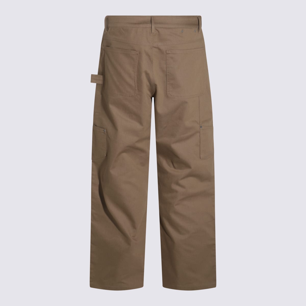 Brown Cotton Pants