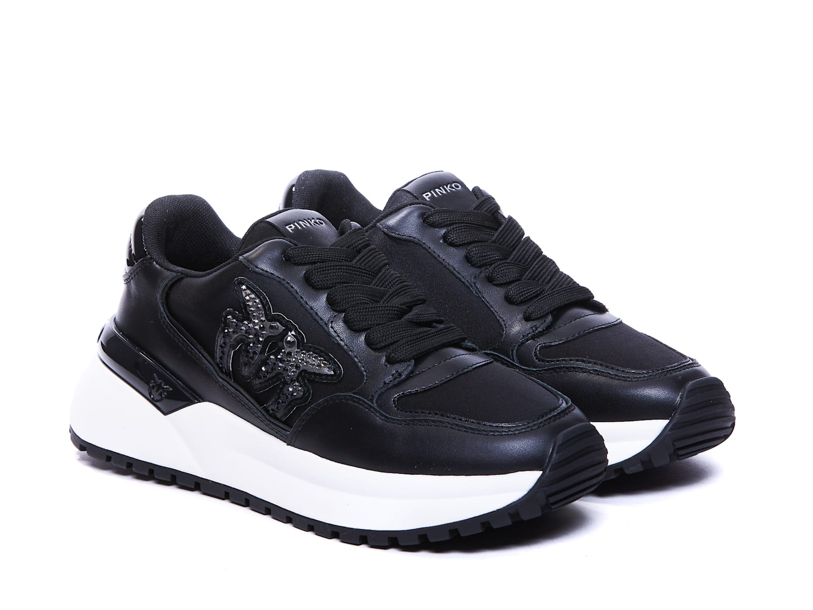 Pinko Gem 07 Sneakers In Black