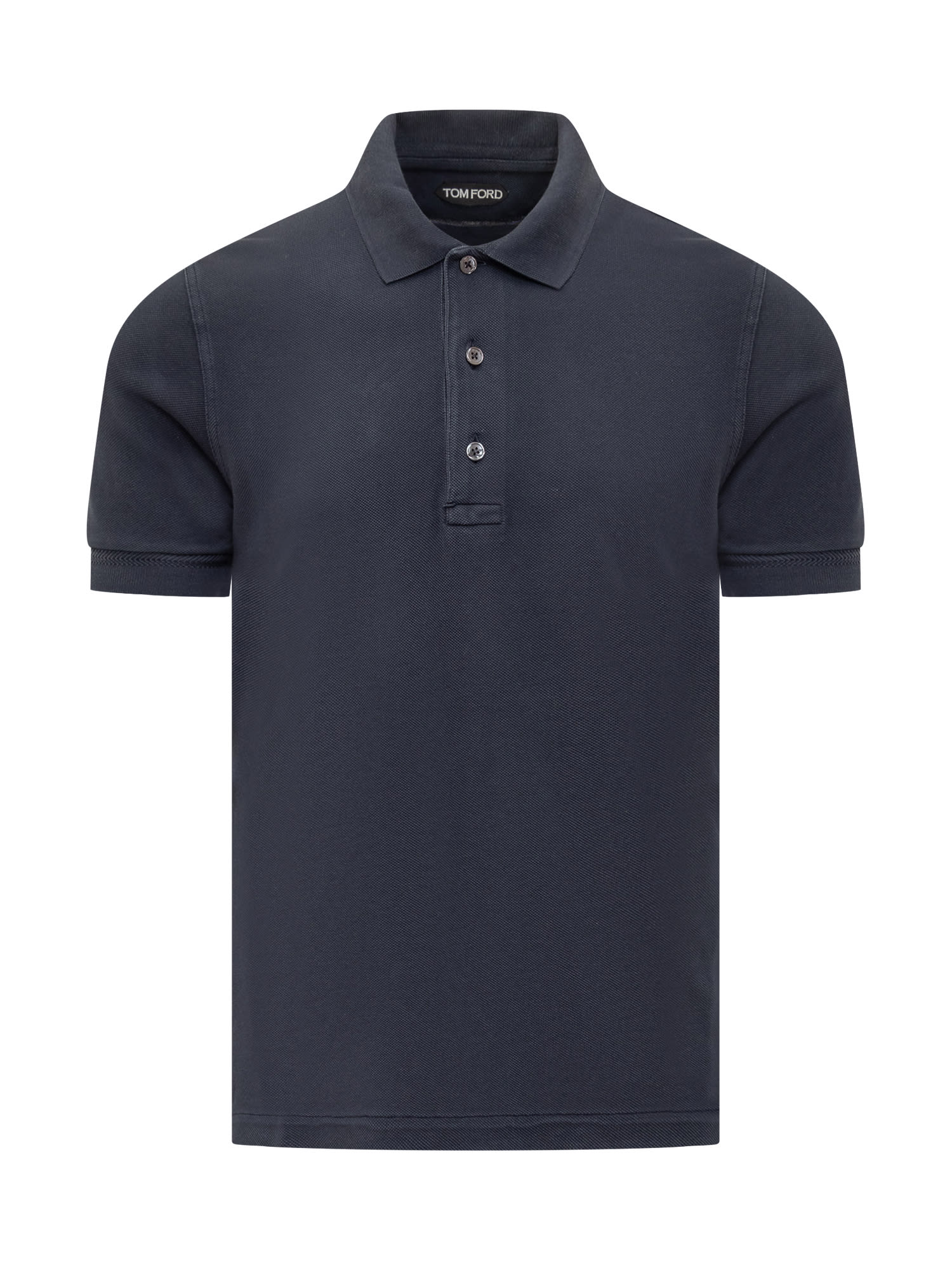 Tom Ford Logo Embroidered Short-sleeved Polo Shirt