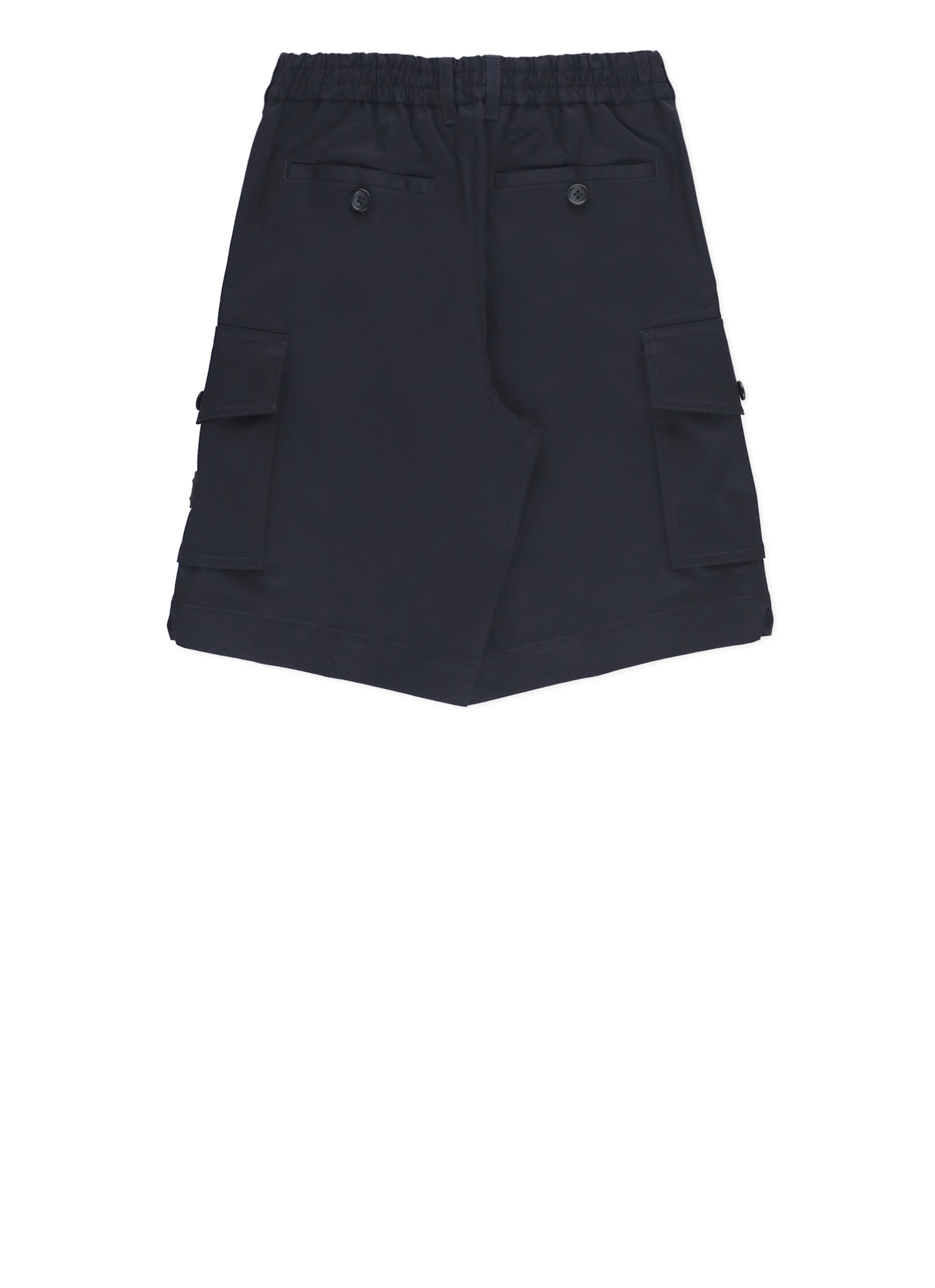 Dolce & Gabbana Cargo Bermuda Shorts In Blue
