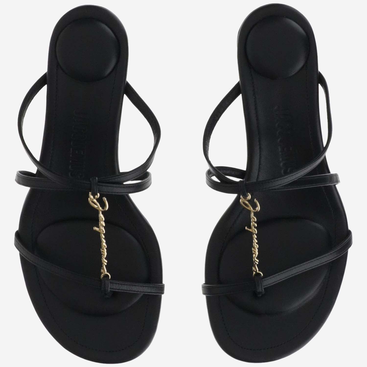 Shop Jacquemus Les Sandales Pralù Basses In Black