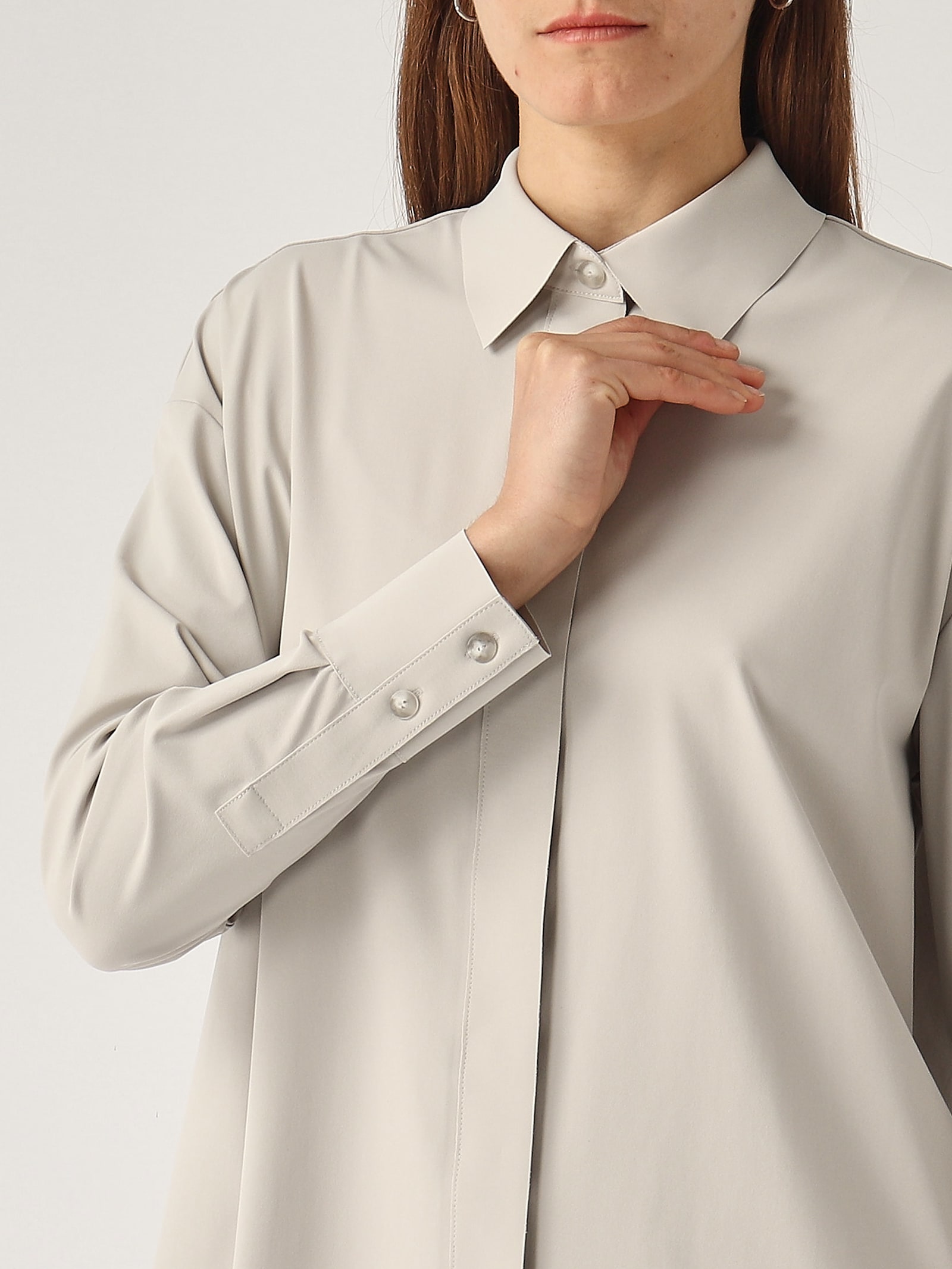 Max Mara Lepanto Shirt In Ghiaccio