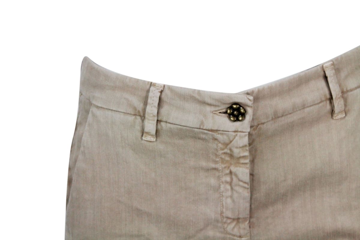 Shop Jacob Cohen Pants In Beige