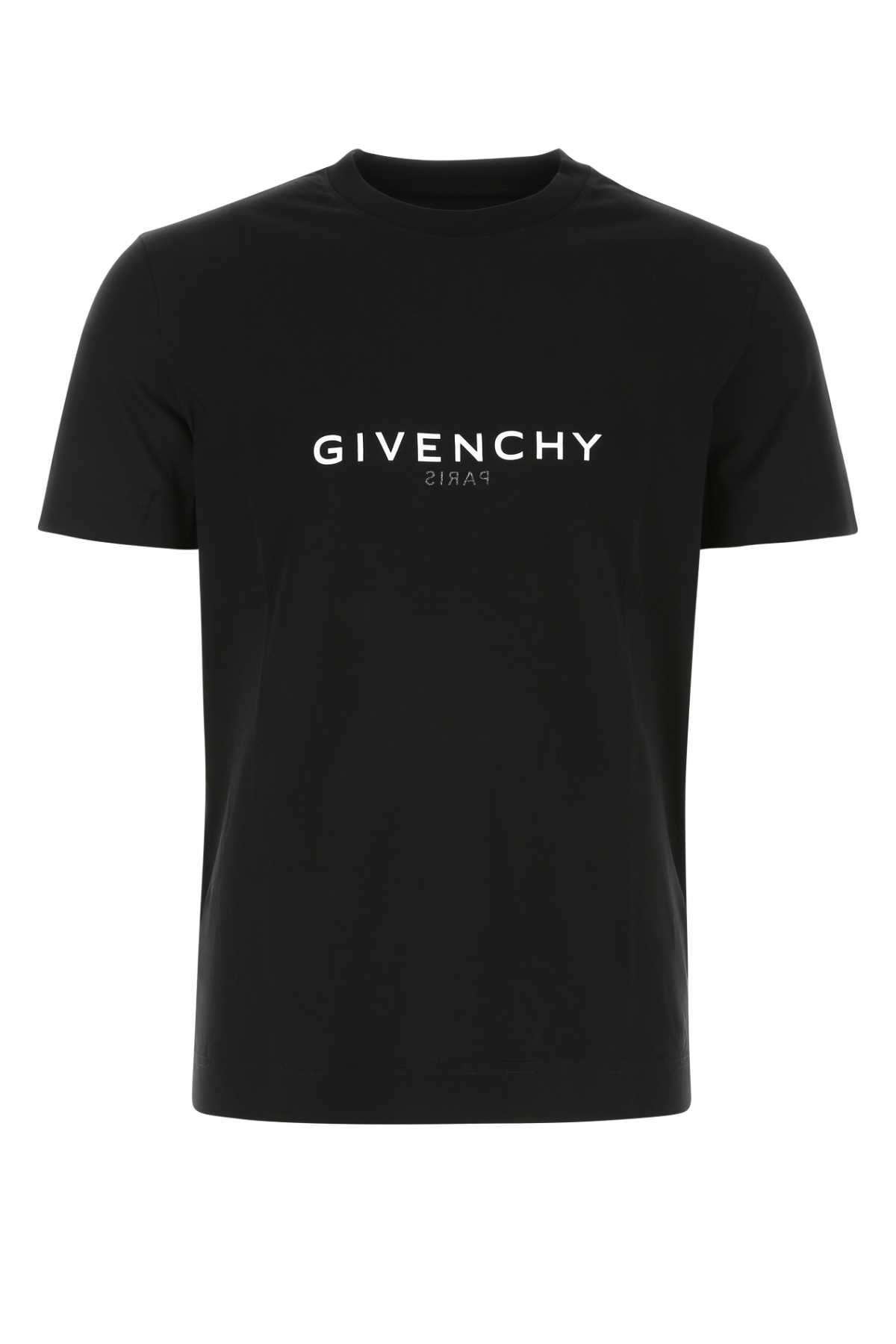 GIVENCHY BLACK COTTON T-SHIRT 