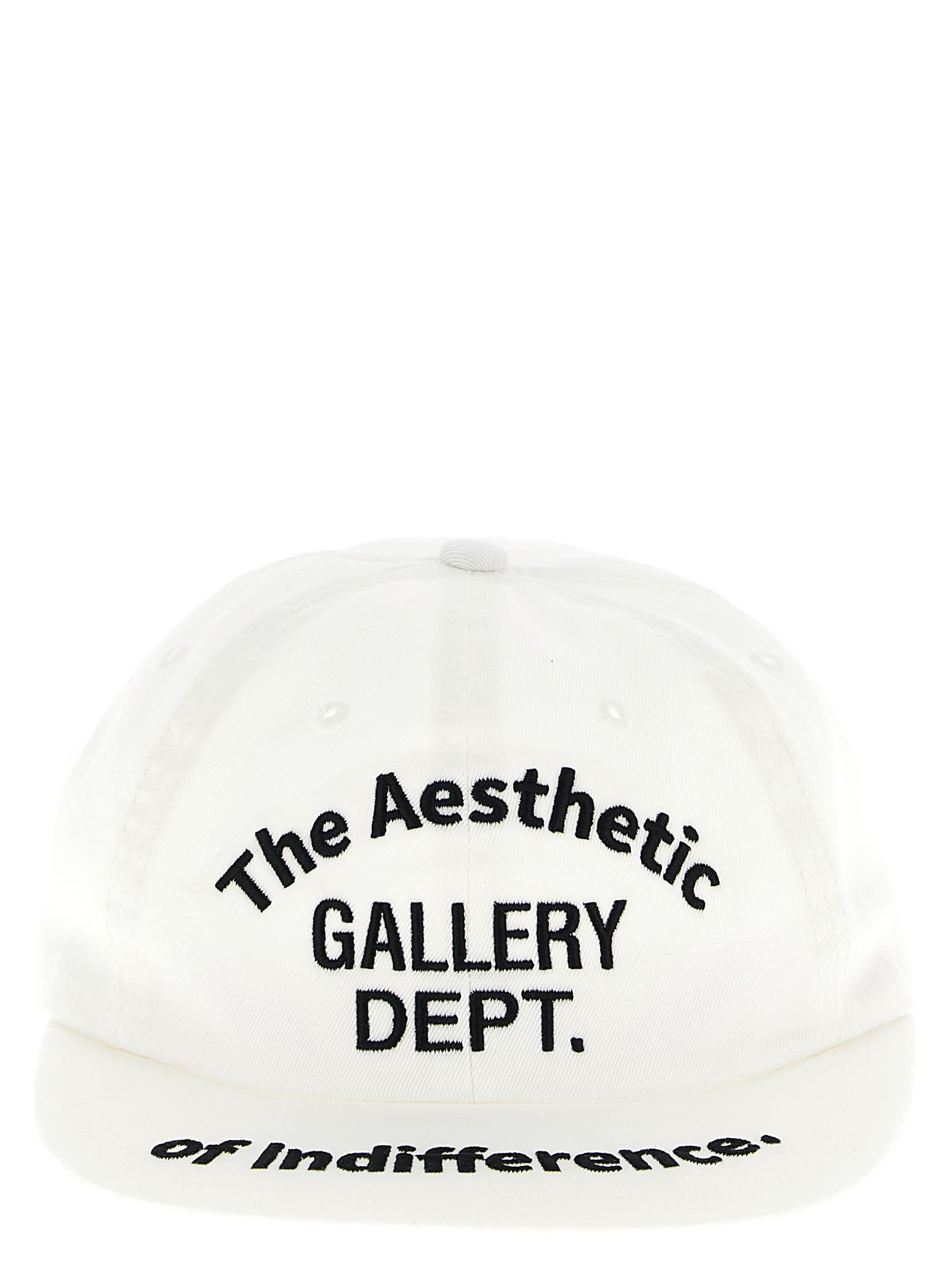 Gallery Dept. Indifference Aesthetic Curved Brim Cap In White