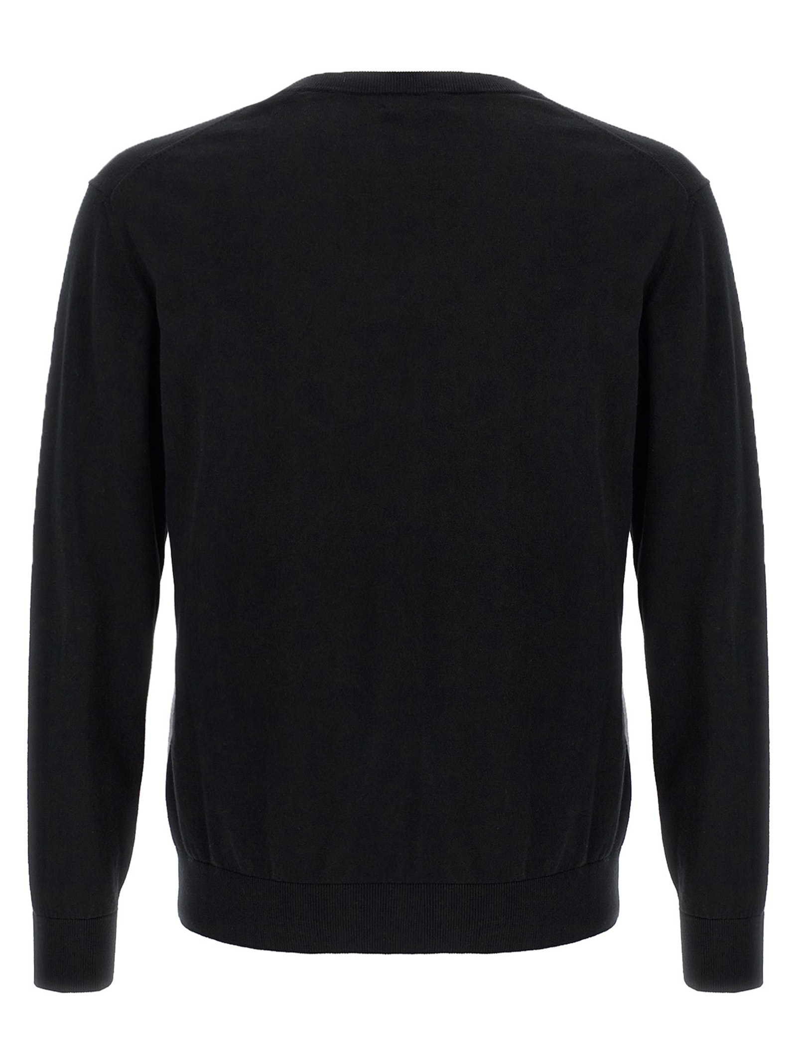 Ballantyne Argyle Sweater In Black