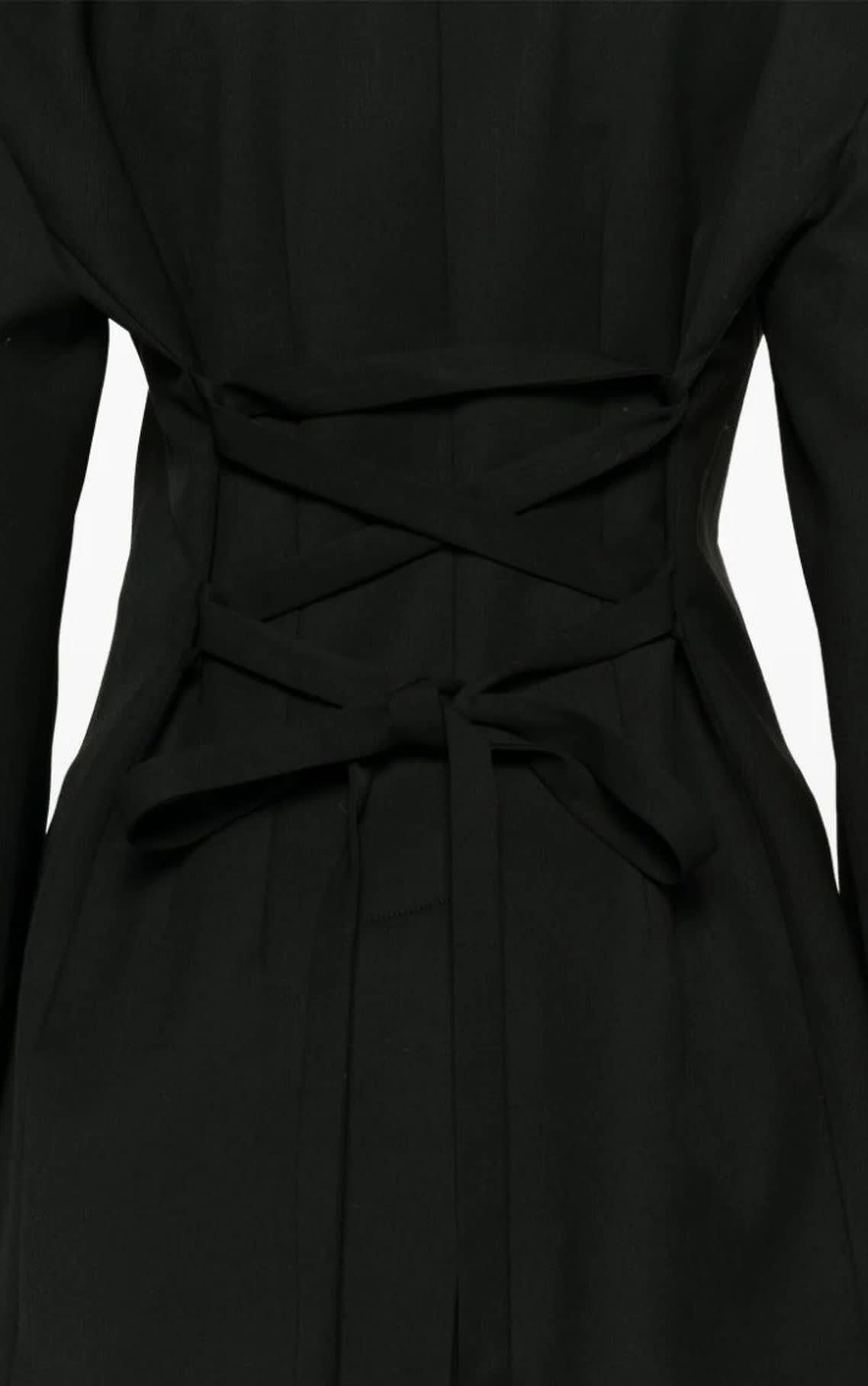 Shop Patou Black Technical Wool Twill Jacket