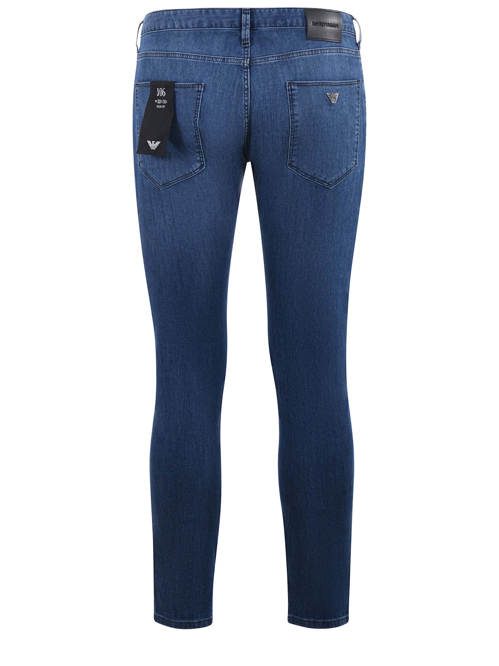 Emporio Armani Logo Plaque Slim-fit Jeans