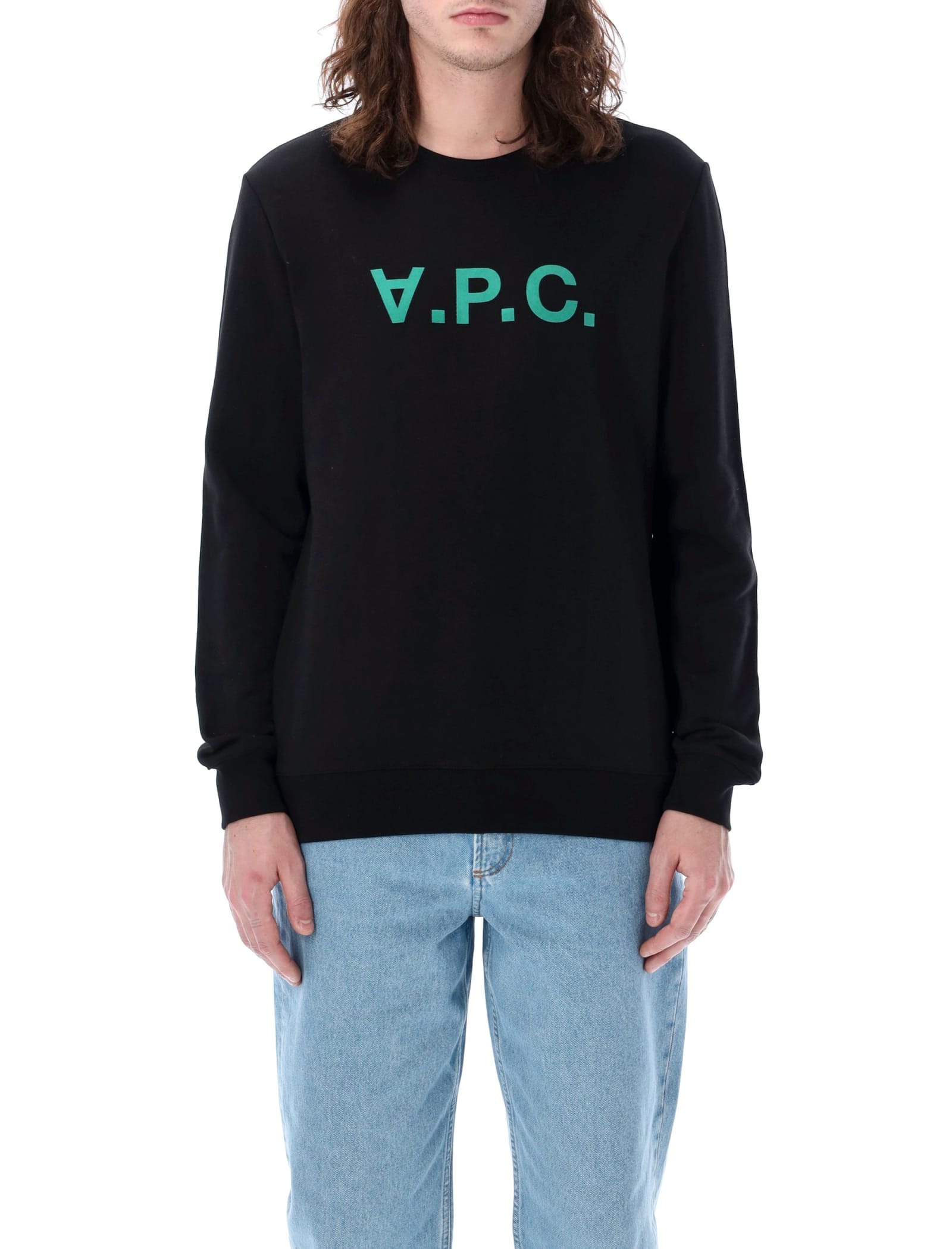 Shop Apc Vpc Sweatshirt In Black Green