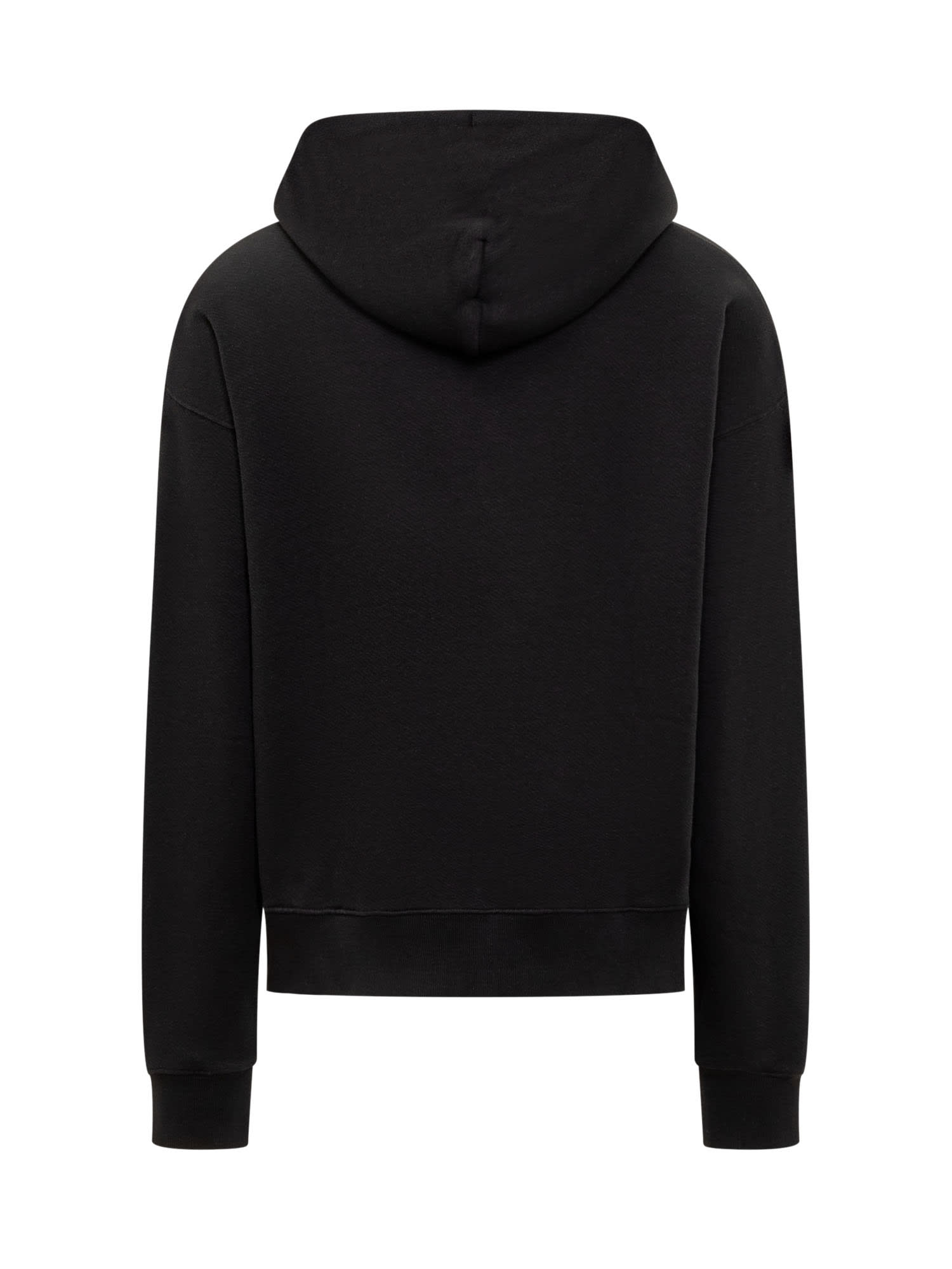 Shop Off-white Hoodie With Logo In Black-white