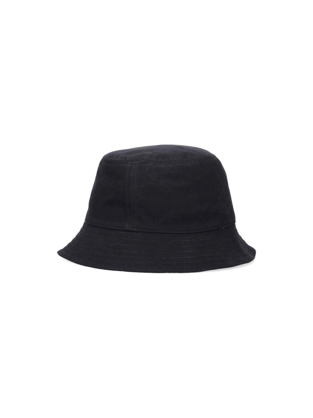Shop Isabel Marant Haley Bucket Hat In Black/ecru