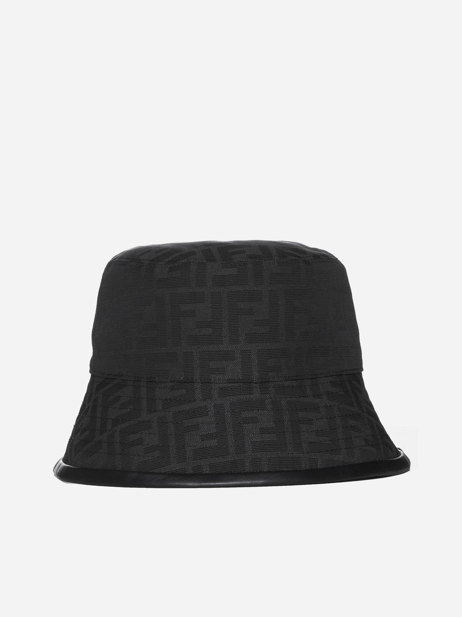 Fendi Ff Canvas Bucket Hat