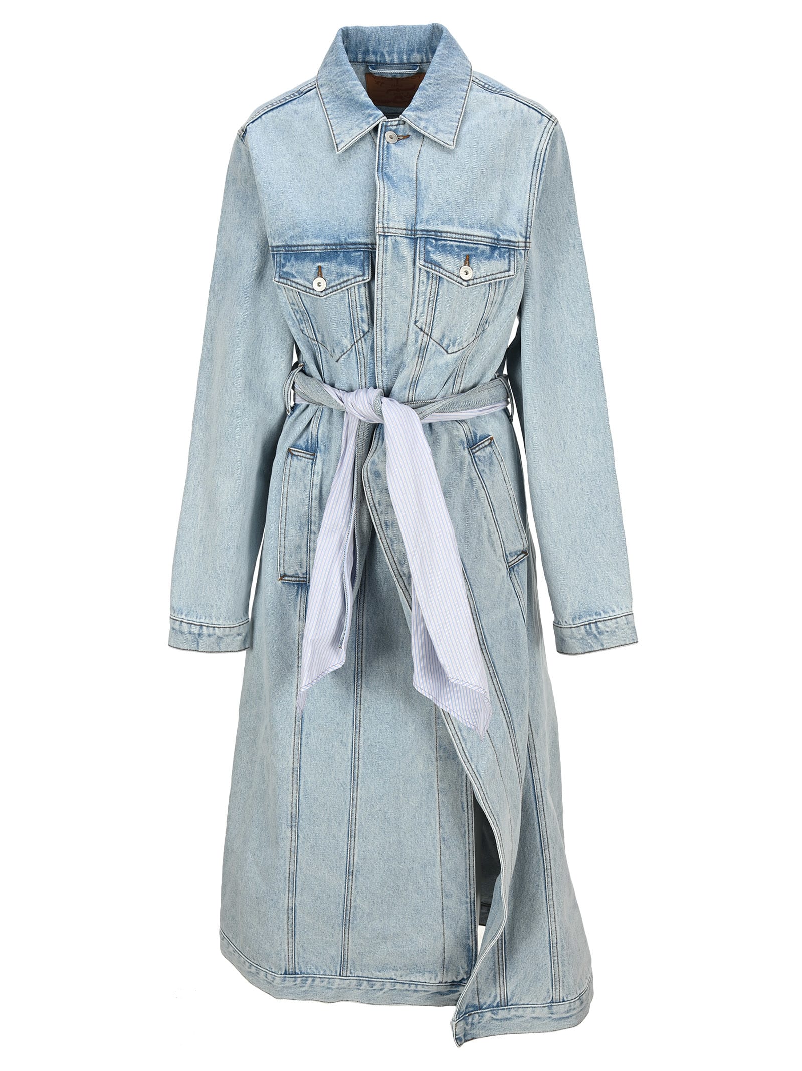 Y/project Y/PROJECT PULLED DENIM COAT