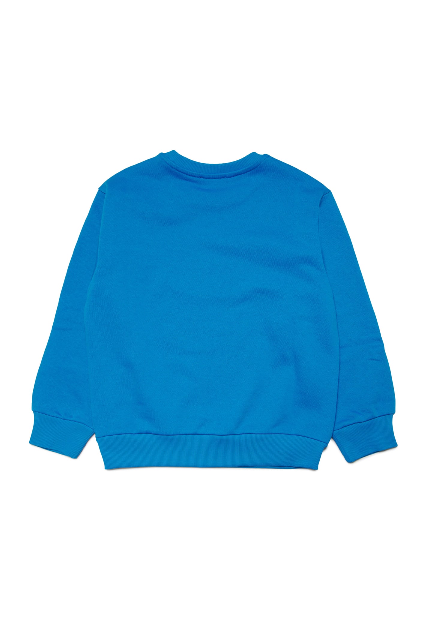 Shop Diesel Sbell Over Sweat-shirt  Crew-neck Sweatshirt With Puffy Print