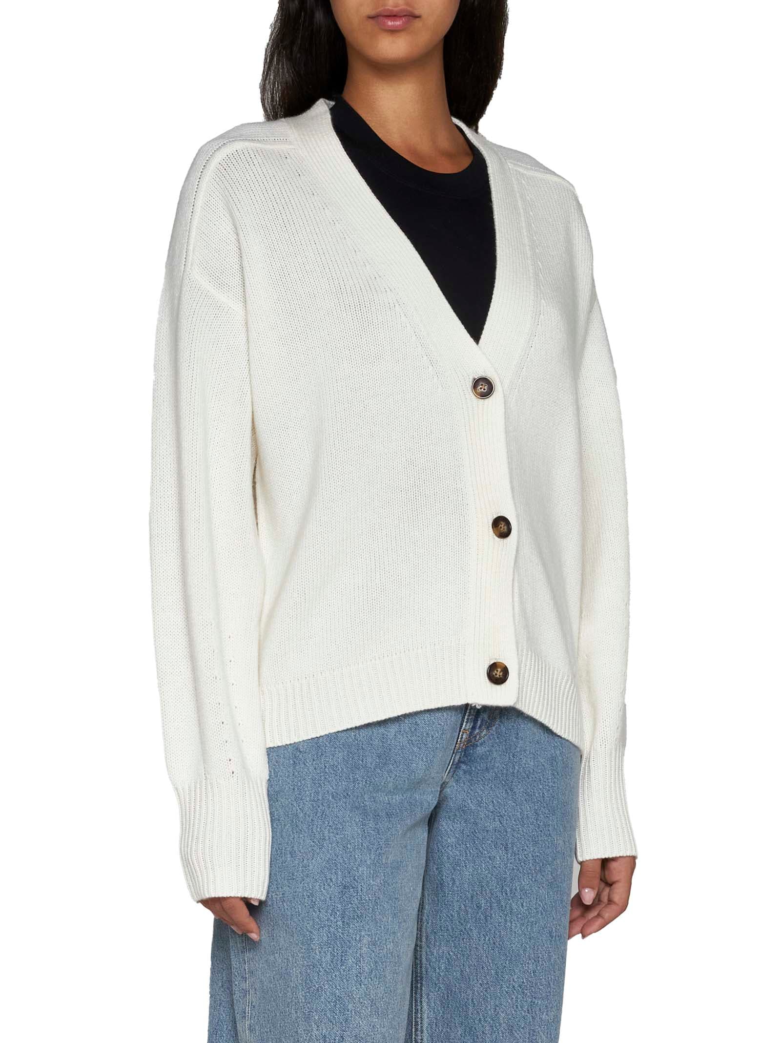 Shop Loulou Studio Cardigan In White