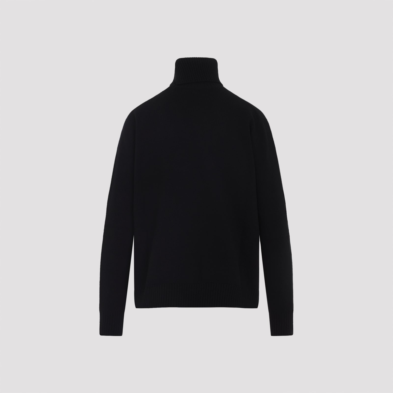 Givenchy High-neck Wool And Cashmere Sweater In Black