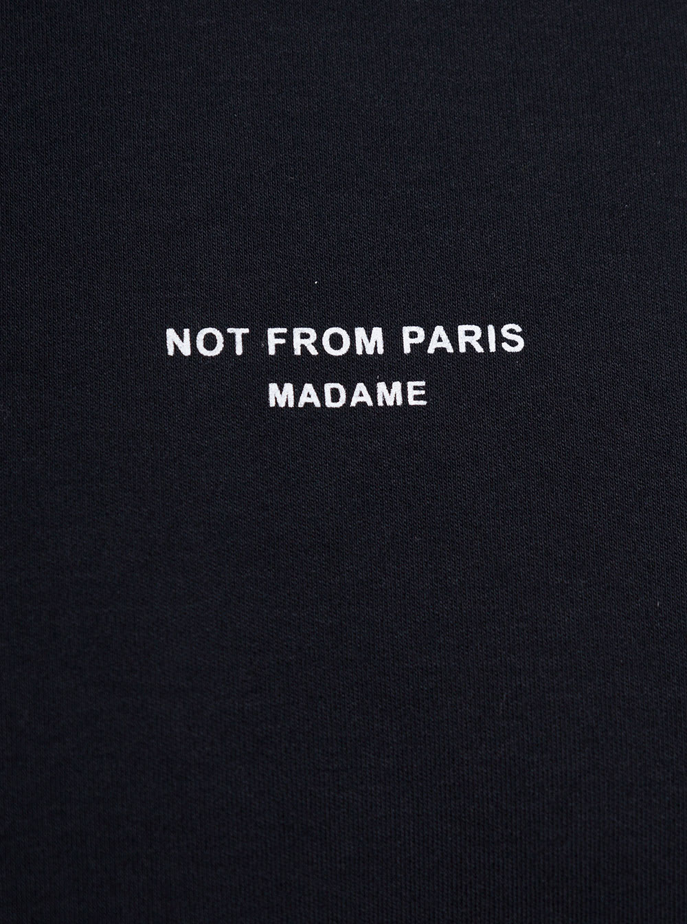Shop Drôle De Monsieur Black Classic Nfpm T-shirt With Logo Print In Cotton Blend Man