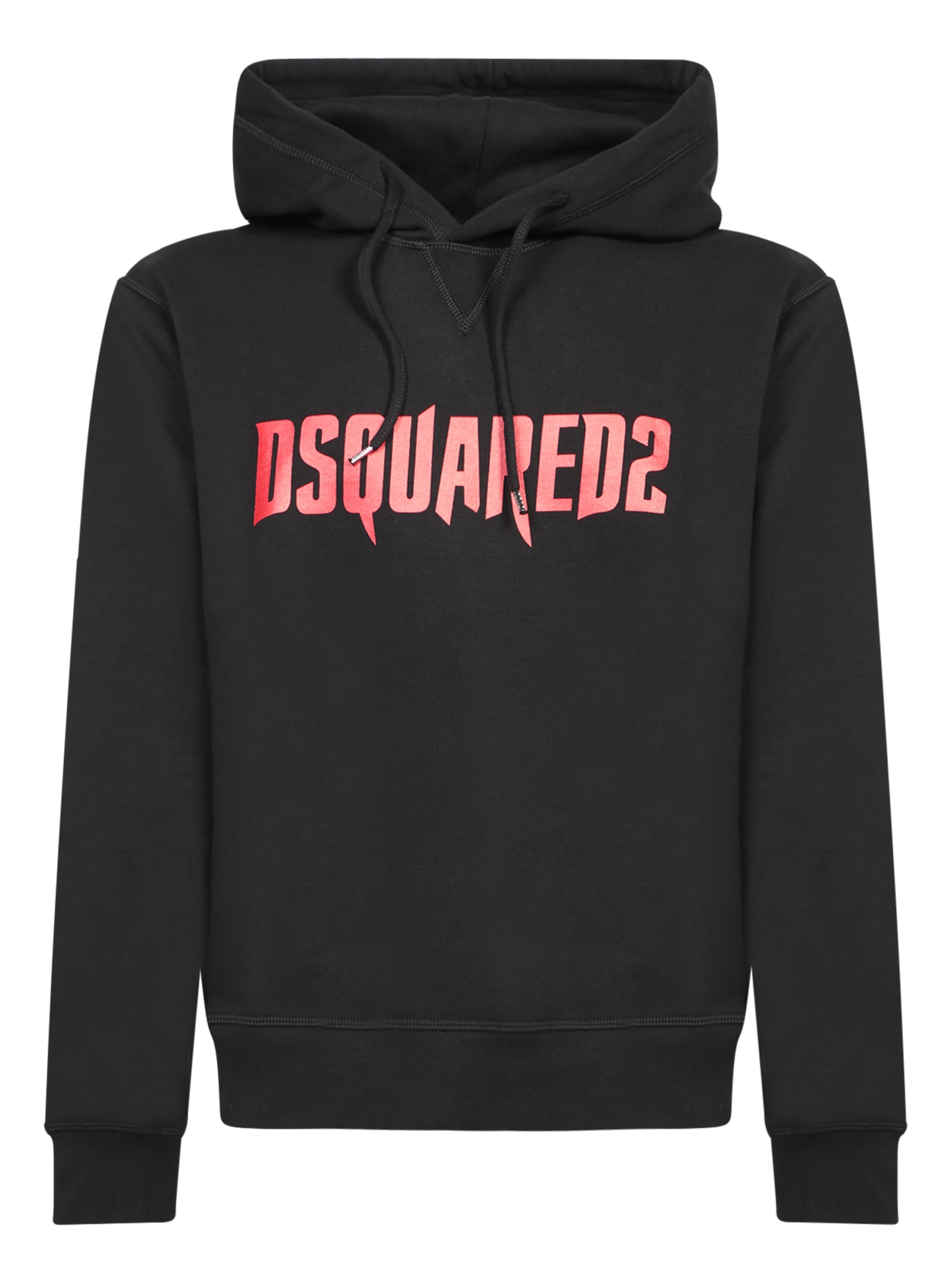 Shop Dsquared2 Hoodie With Red And Black Logo