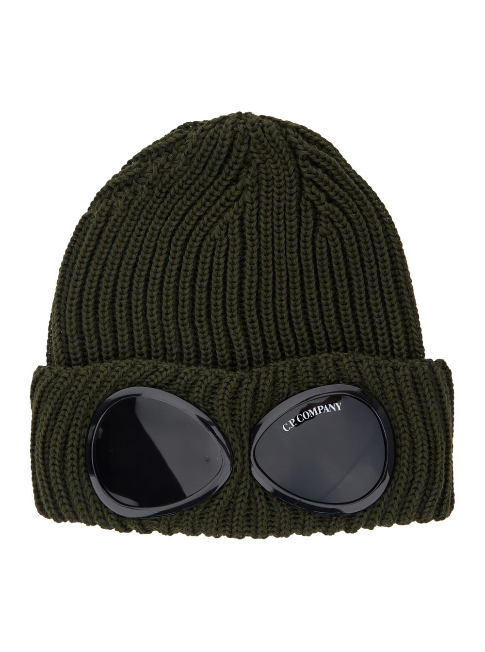 C.p. Company Knit Cap In Extrafine Merino Wool