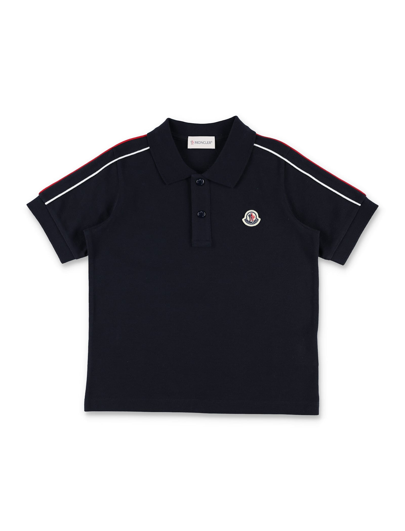 Moncler Polo+bermuda In Navy
