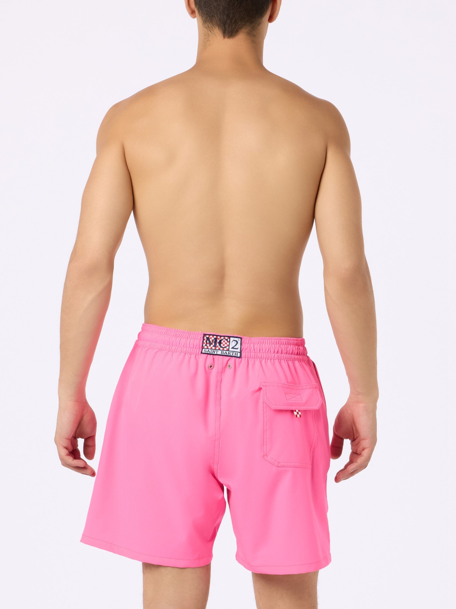 Mc2 Saint Barth One-piece Beachwear In Pink