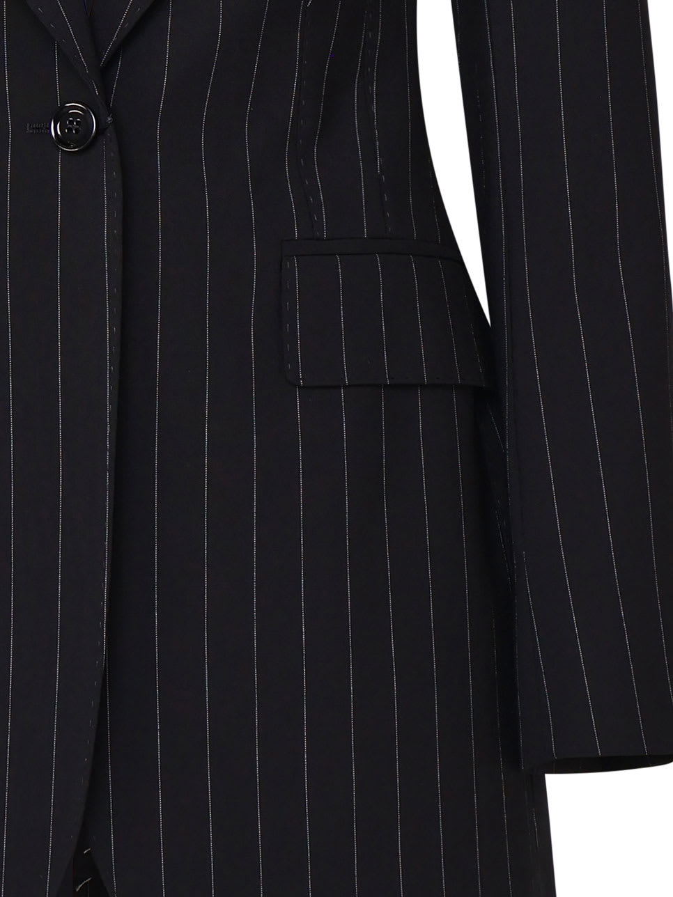 Dolce & Gabbana Pinstriped Single-breasted Tailored Blazer