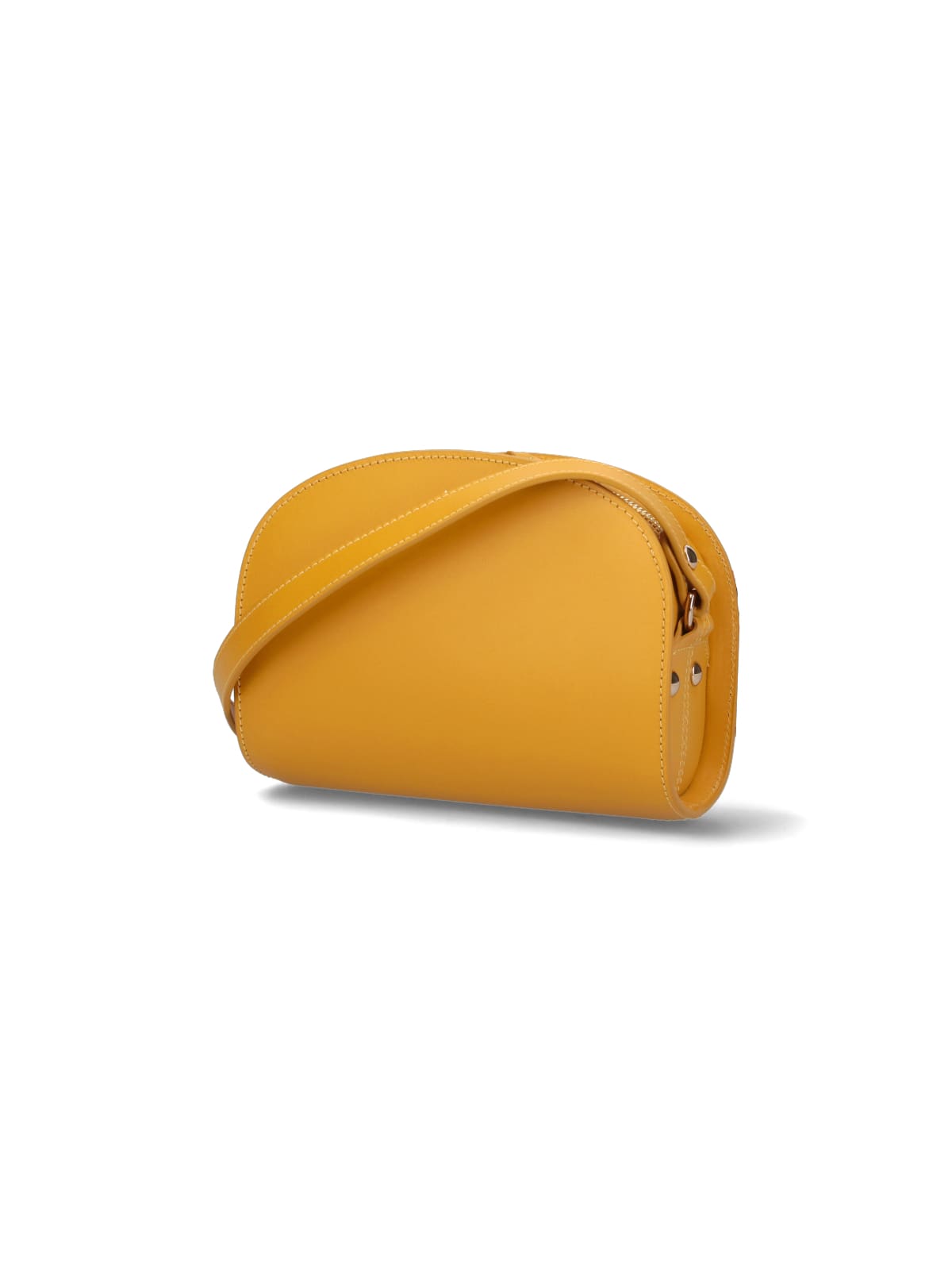 Shop Apc Mini Bag Demi-lune In Yellow