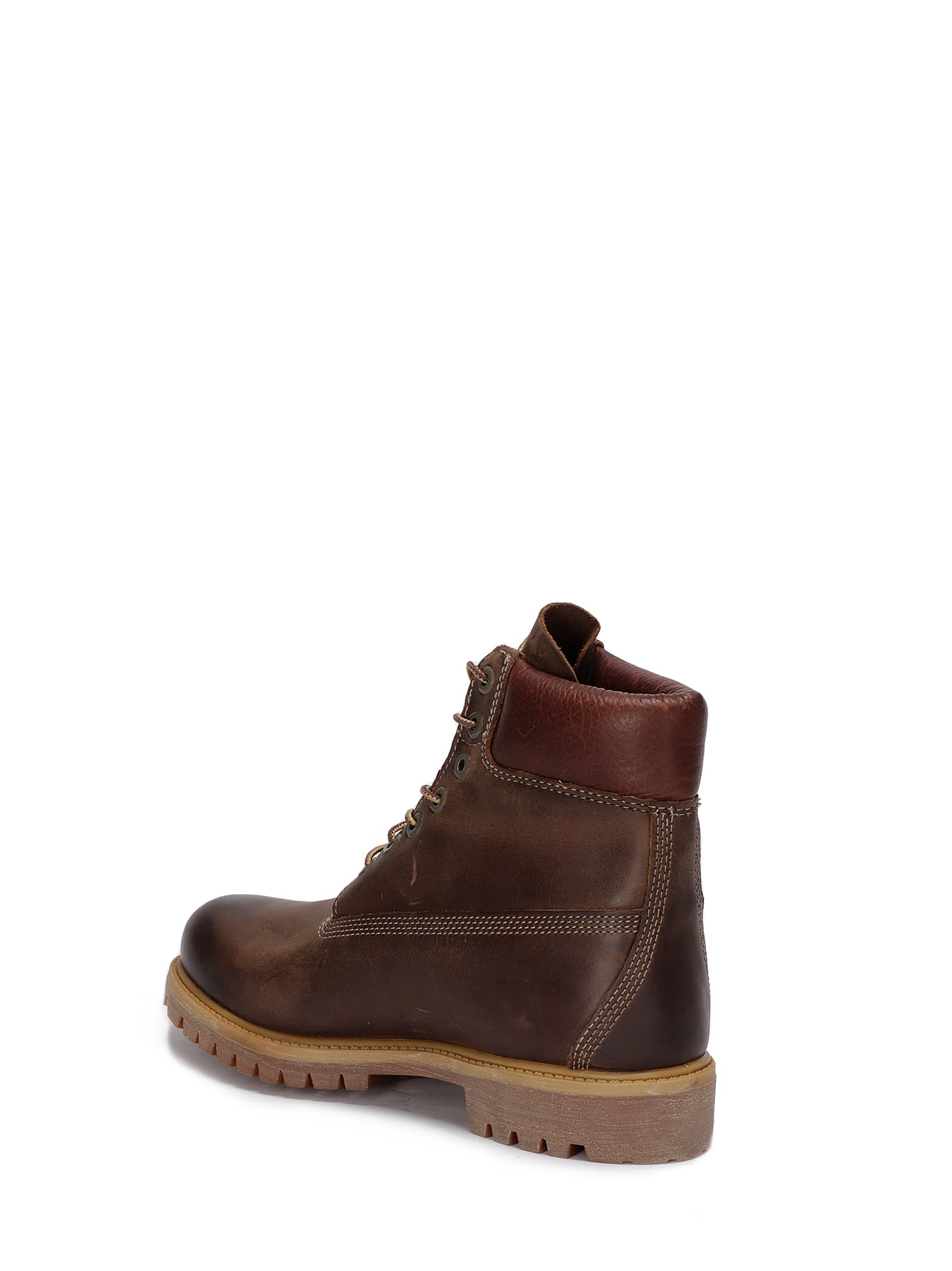 Shop Timberland Premium 6 Inch Lace Up Waterproof In Brown