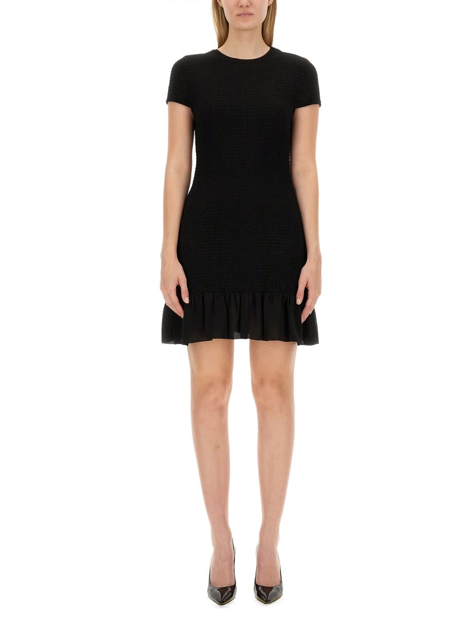 Shop Michael Kors Mini Dress In Black