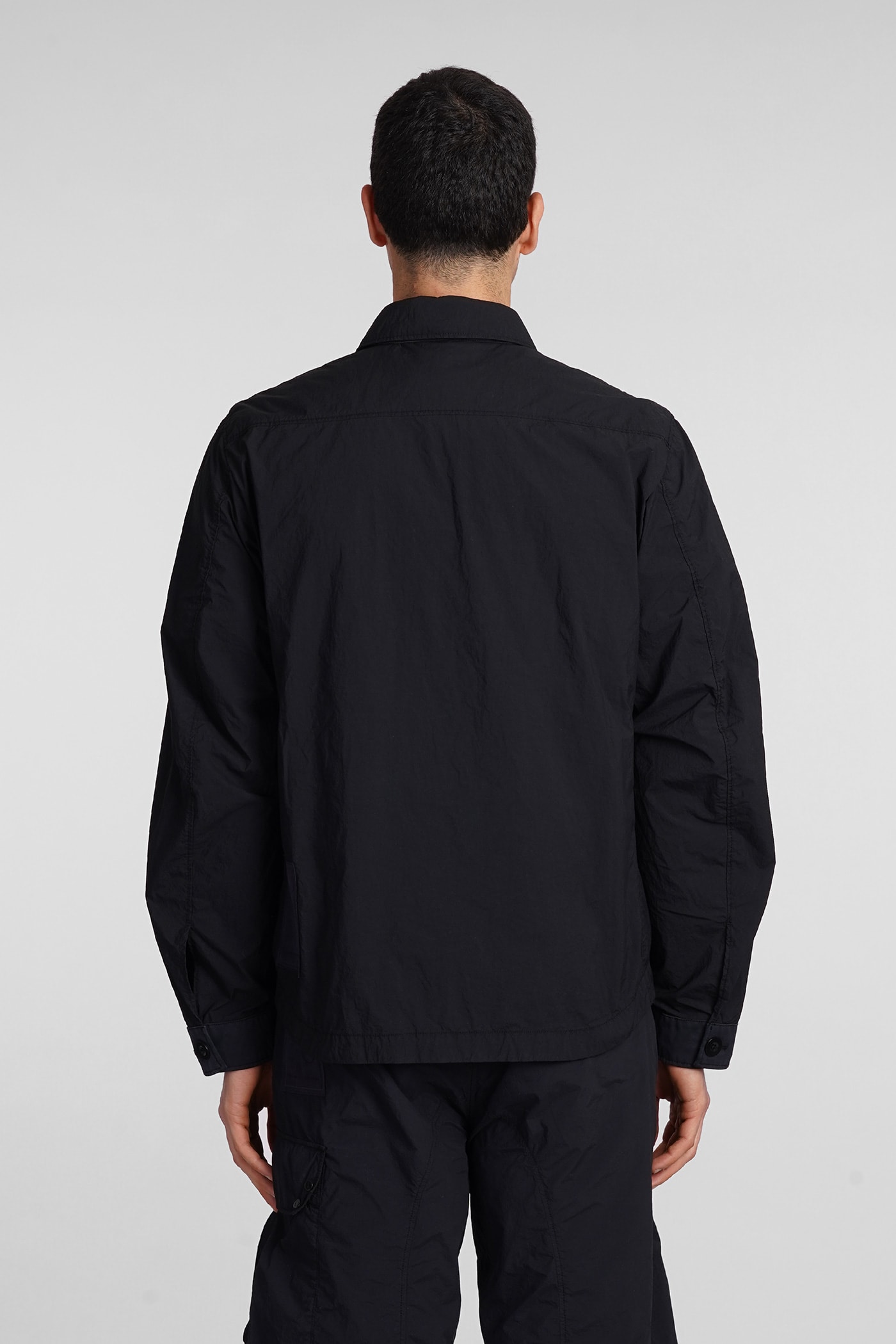 Shop Ten C Casual Jacket In Black Polyamide