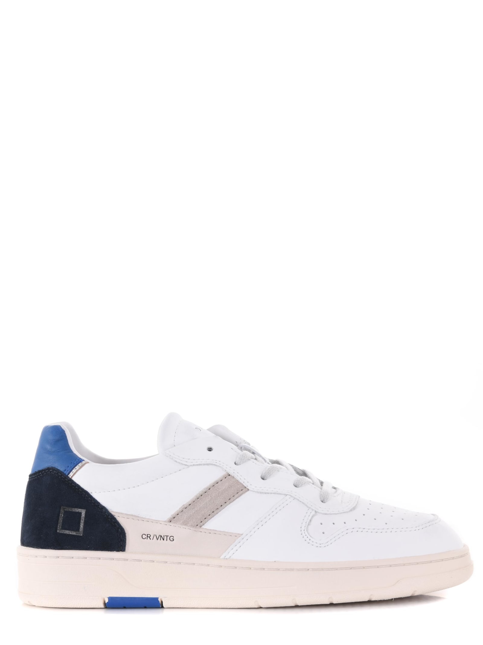 Date Mens Sneakers D.a.t.e. Court 2.0 In Bianco/blu